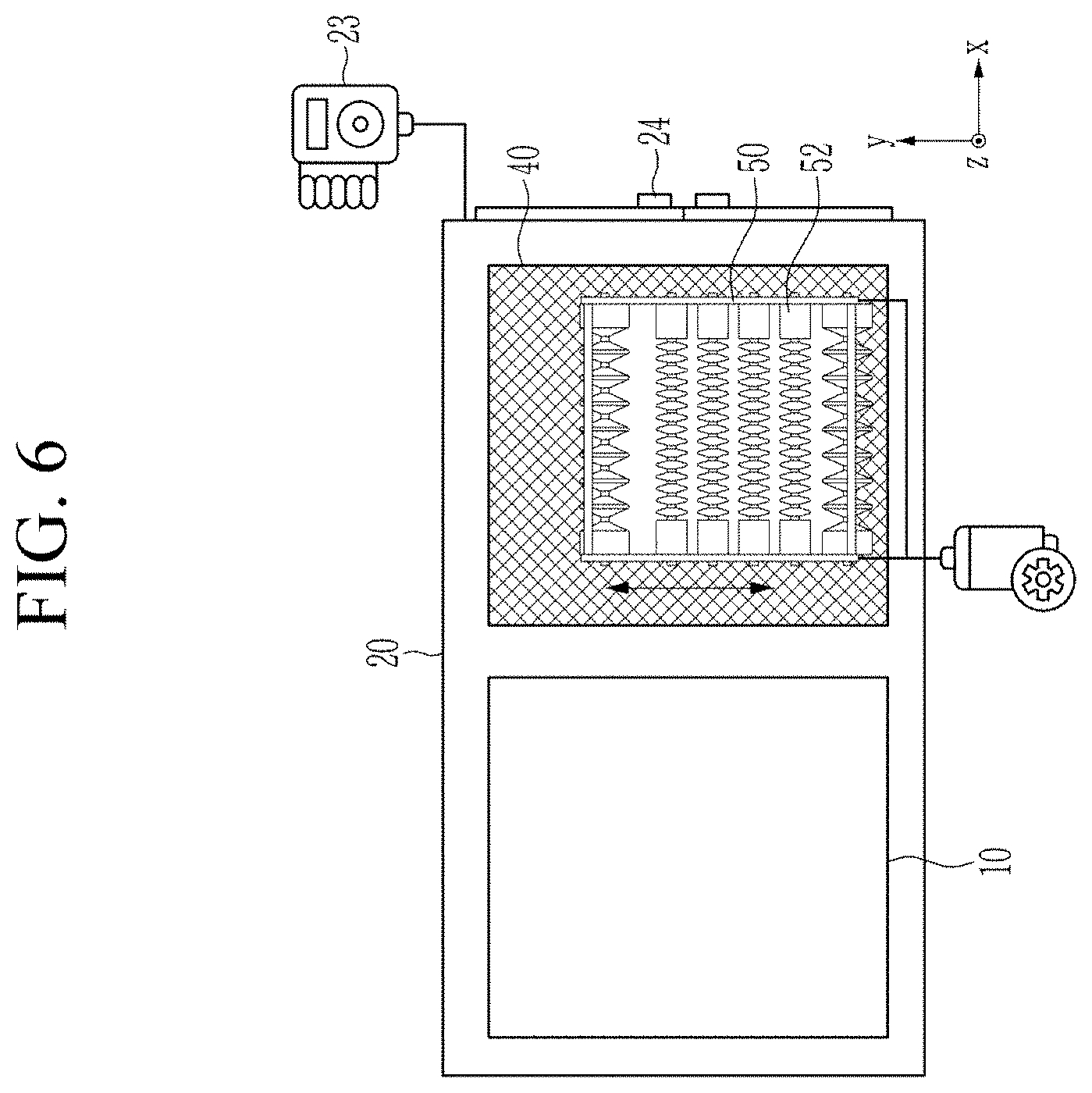 Patent US12351507 Figure 6 – Glass plate loading cassette and chemical strengthening system including the same