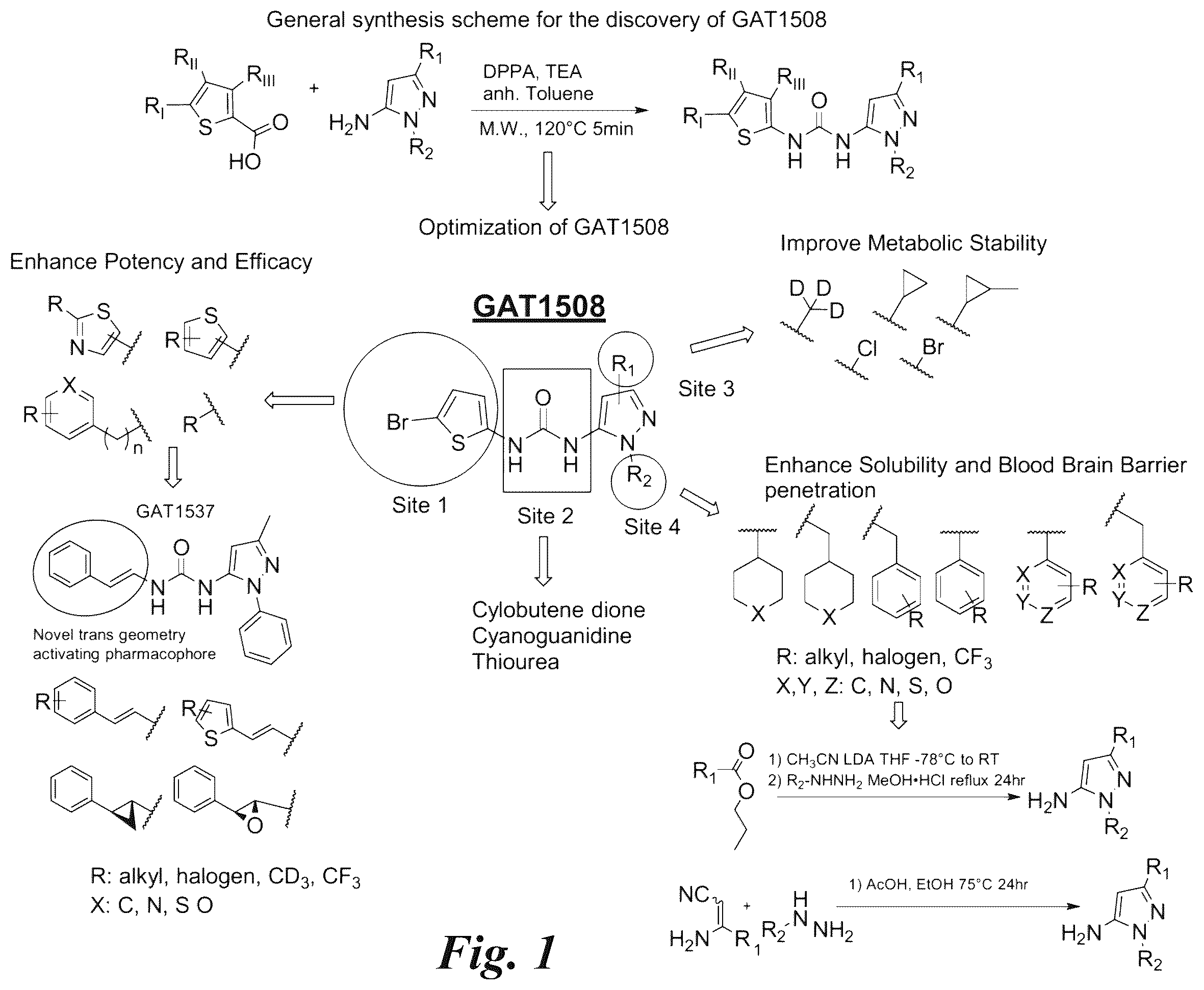 Patent US12351574 Figure 1 – Selective ligands for modulation of GIRK channels