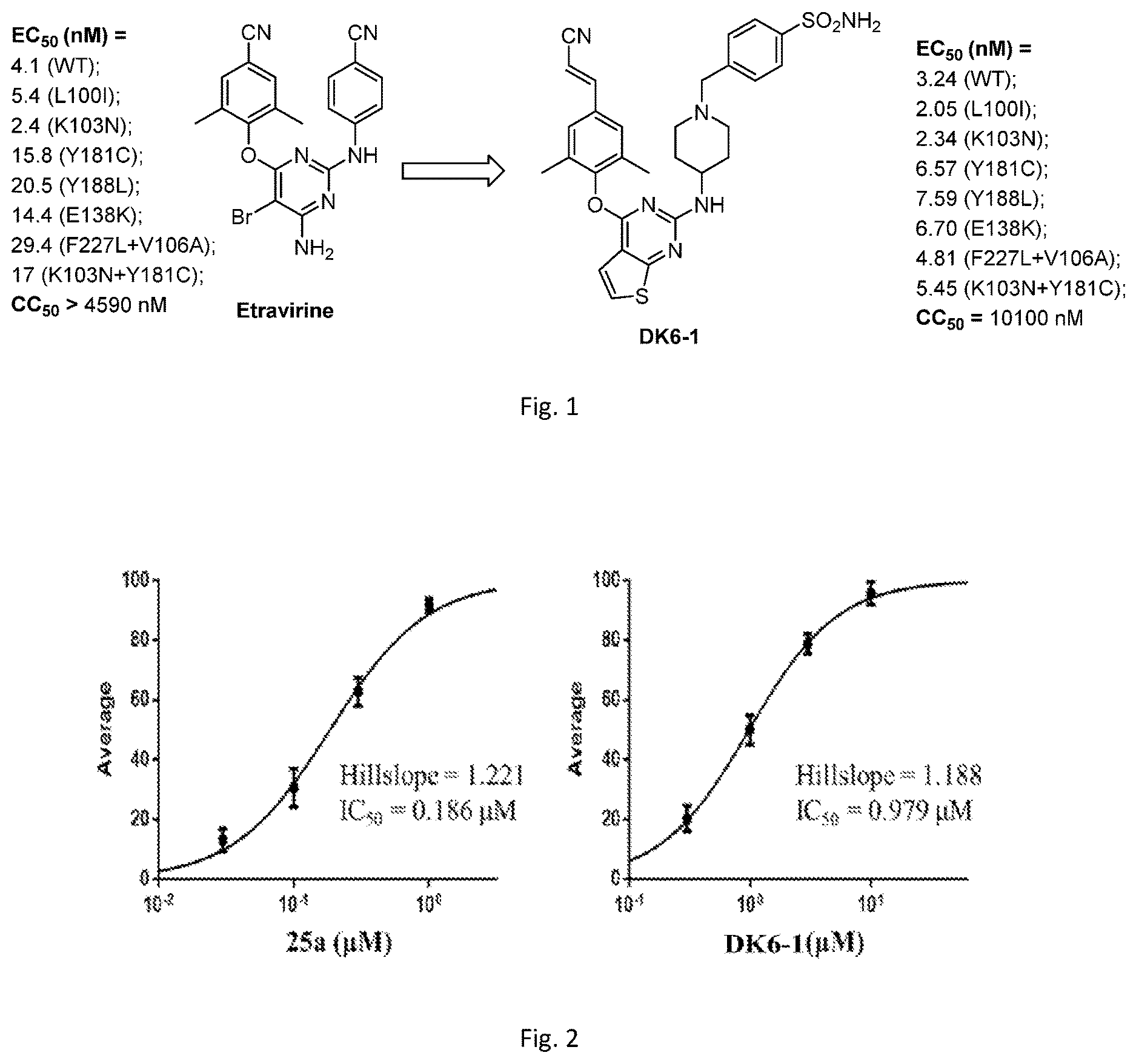 Patent US12351586 Figure 1 – Thiophene[2,3-d]pyrimidine derivative DK6-1 and its preparation method and application