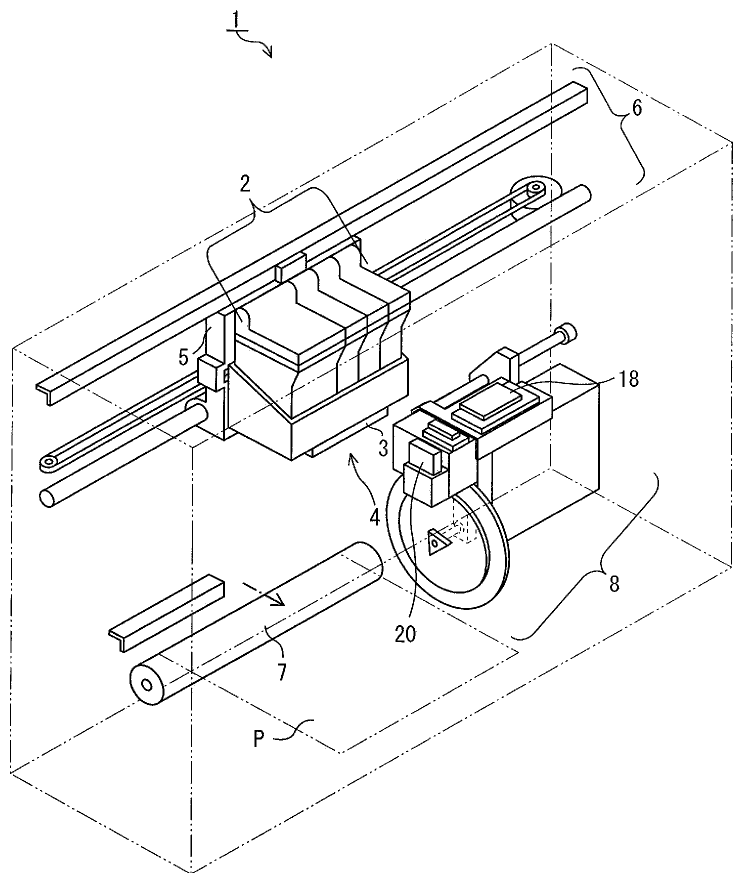 Patent US12351725 Figure 1 – Ink set, water-based maintenance fluid, cleaning method, image forming system, and image forming method