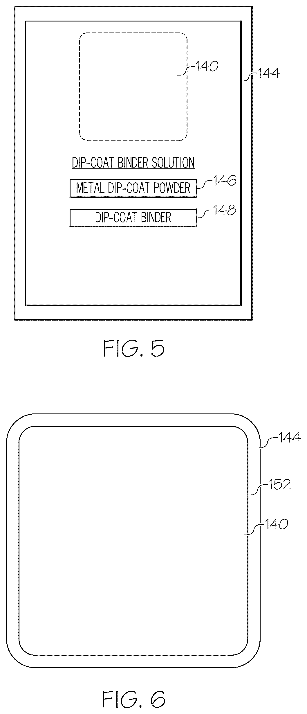Patent US12351736 Figure 4 – Dip-coat binder solutions comprising metal dip-coat powder for use in additive manufacturing