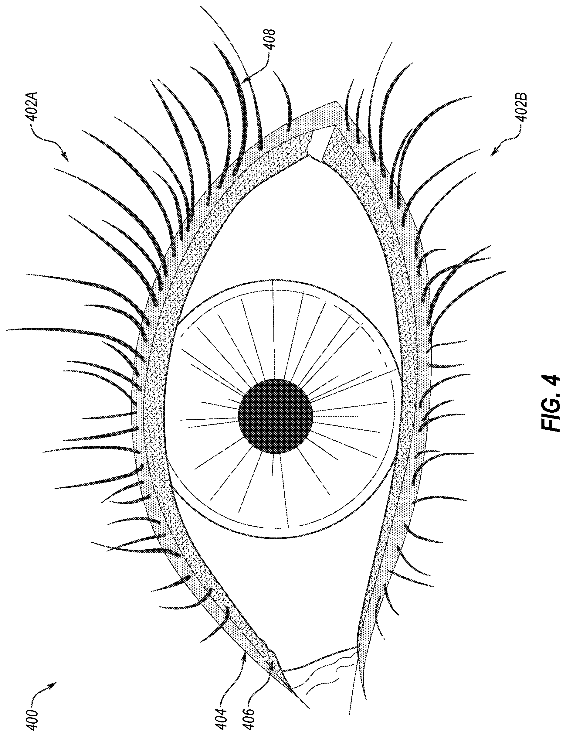 Patent US12351740 Figure 4 – Charcoal adhesive composition for lashes or lash extensions