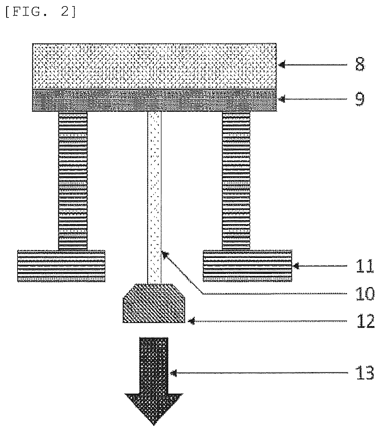Patent US12351742 Figure 2 – Material for forming adhesive film, patterning process, and method for forming adhesive film