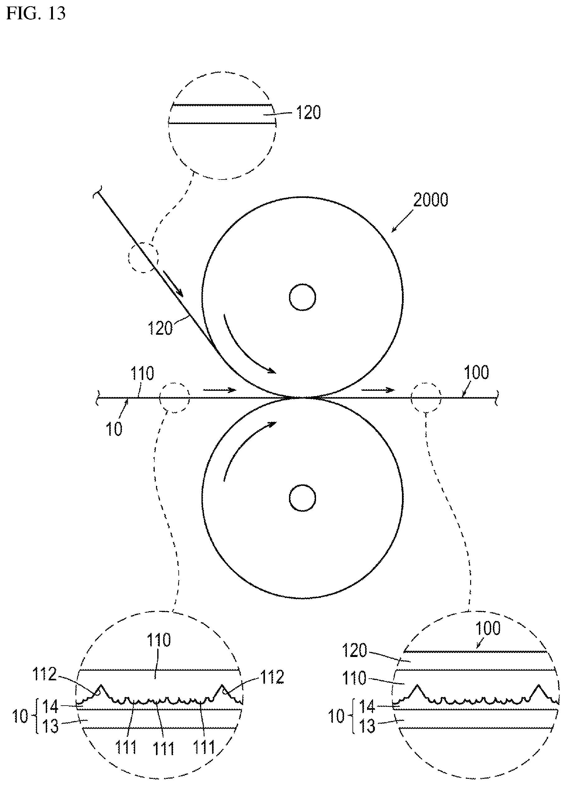 Patent US12351749 Figure 9 – Method of producing an adhesive sheet or a release liner
