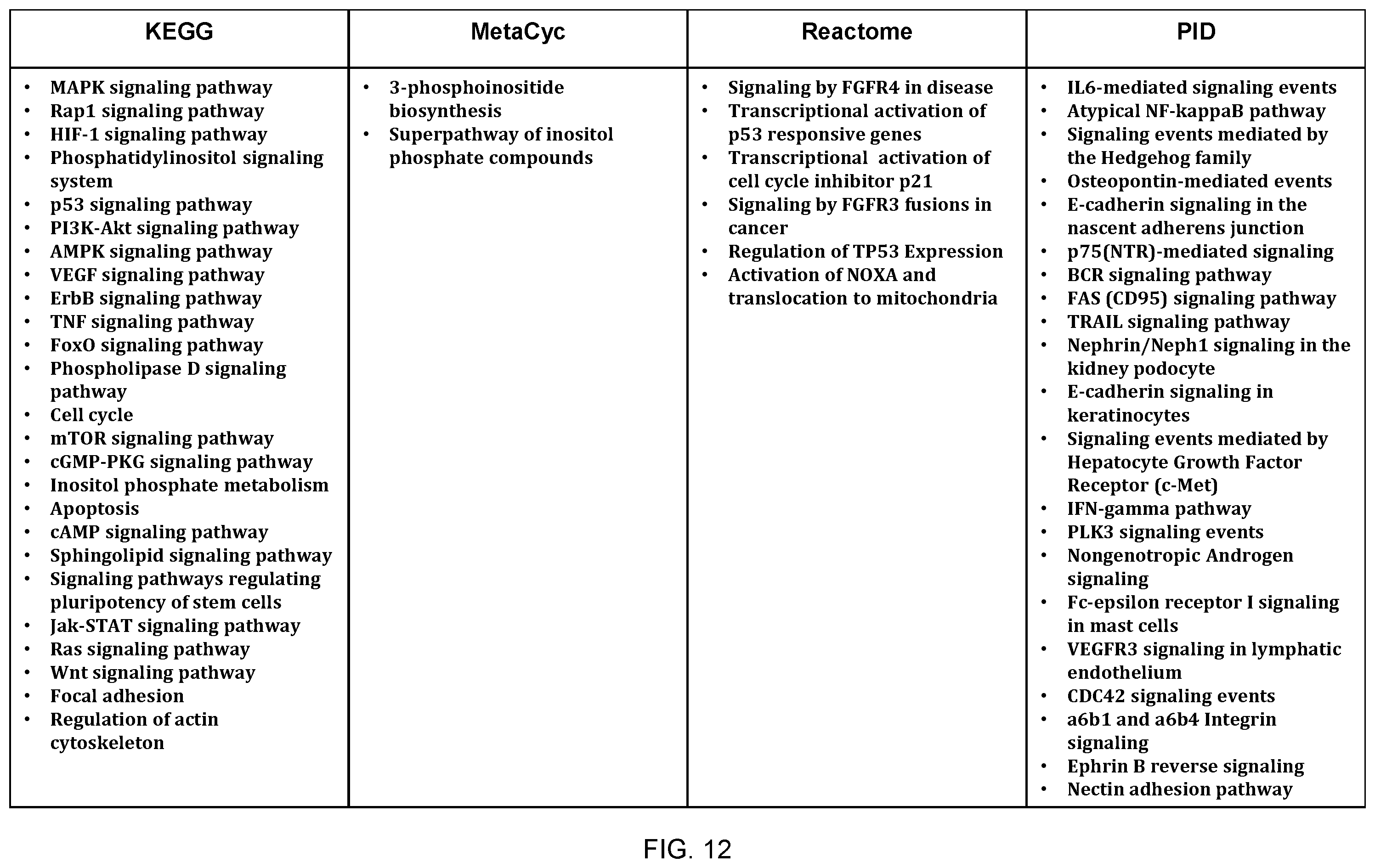 Patent US12351875 Figure 12 – Detecting cancer driver genes and pathways