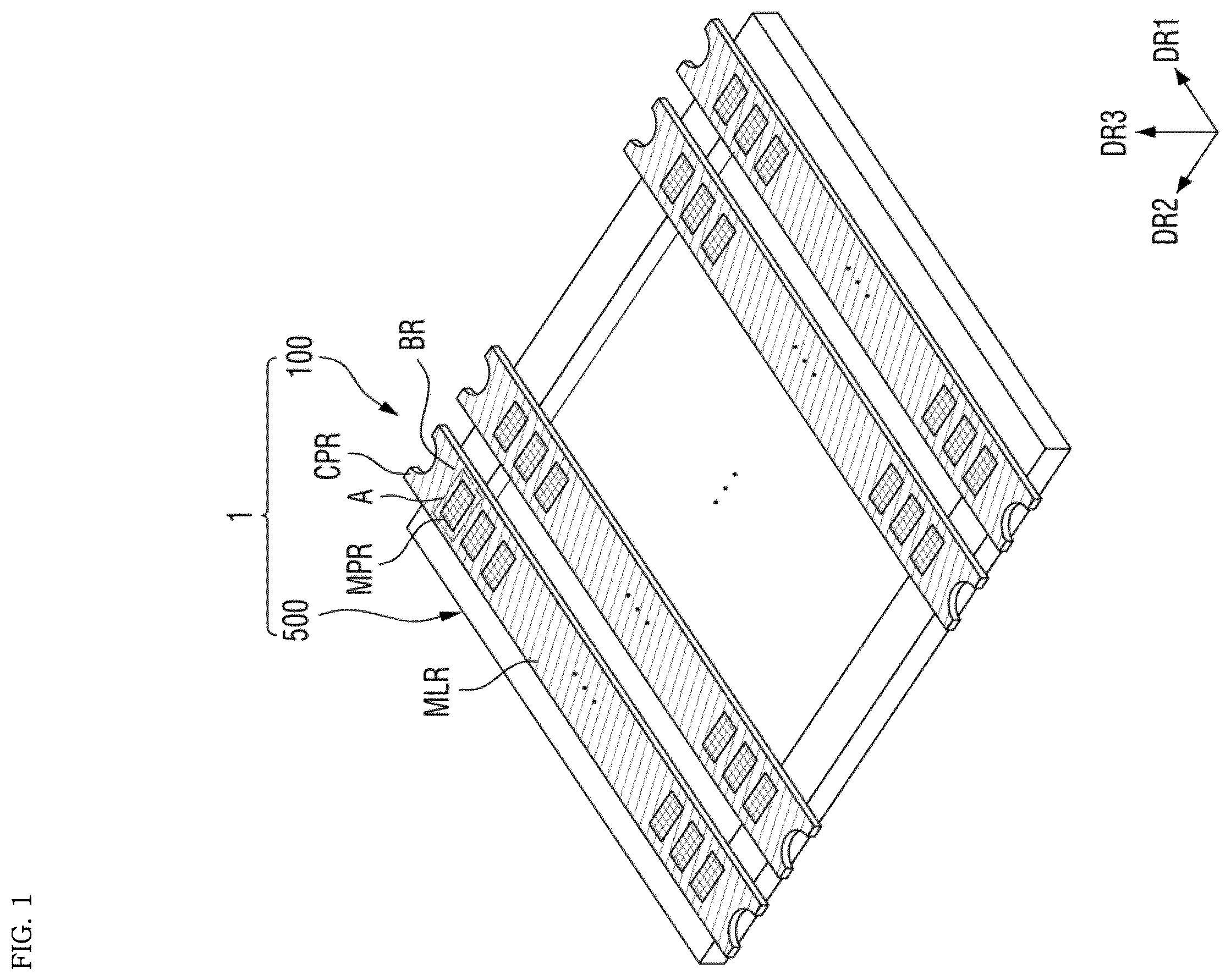 Patent US12351898 Figure 1 – Deposition mask and method of manufacturing the deposition mask
