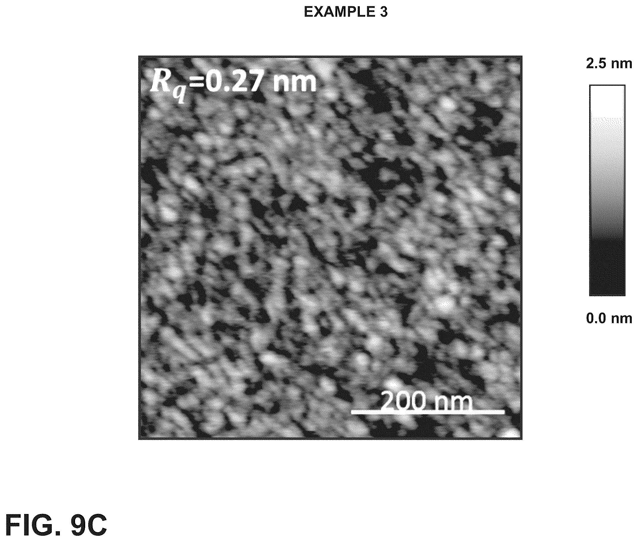 Patent US12351899 Figure 14 – Transparent article with a body and metal oxide disposed directly on the body, facilitating deposition of an electrically conductive and transparent ultra-thin metal film of a noble metal, and method of forming the same