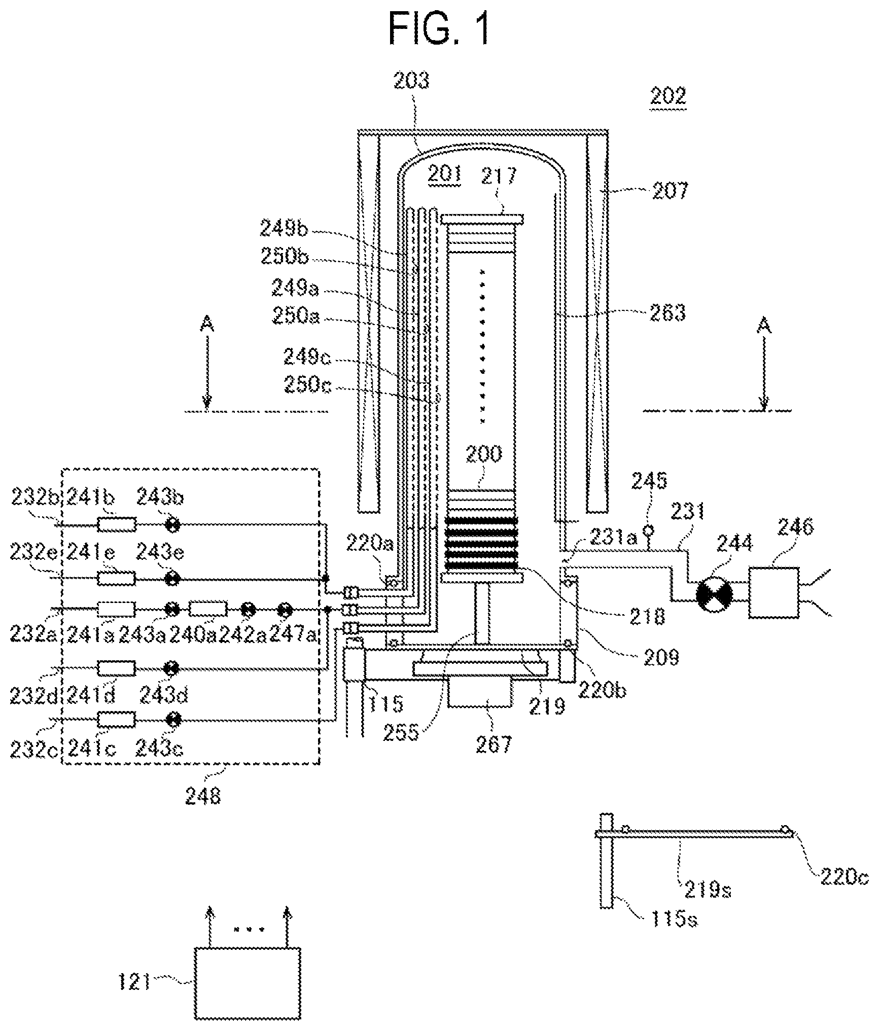 Patent US12351908 — Substrate processing method, recording medium, and substrate processing apparatus — Figure 1