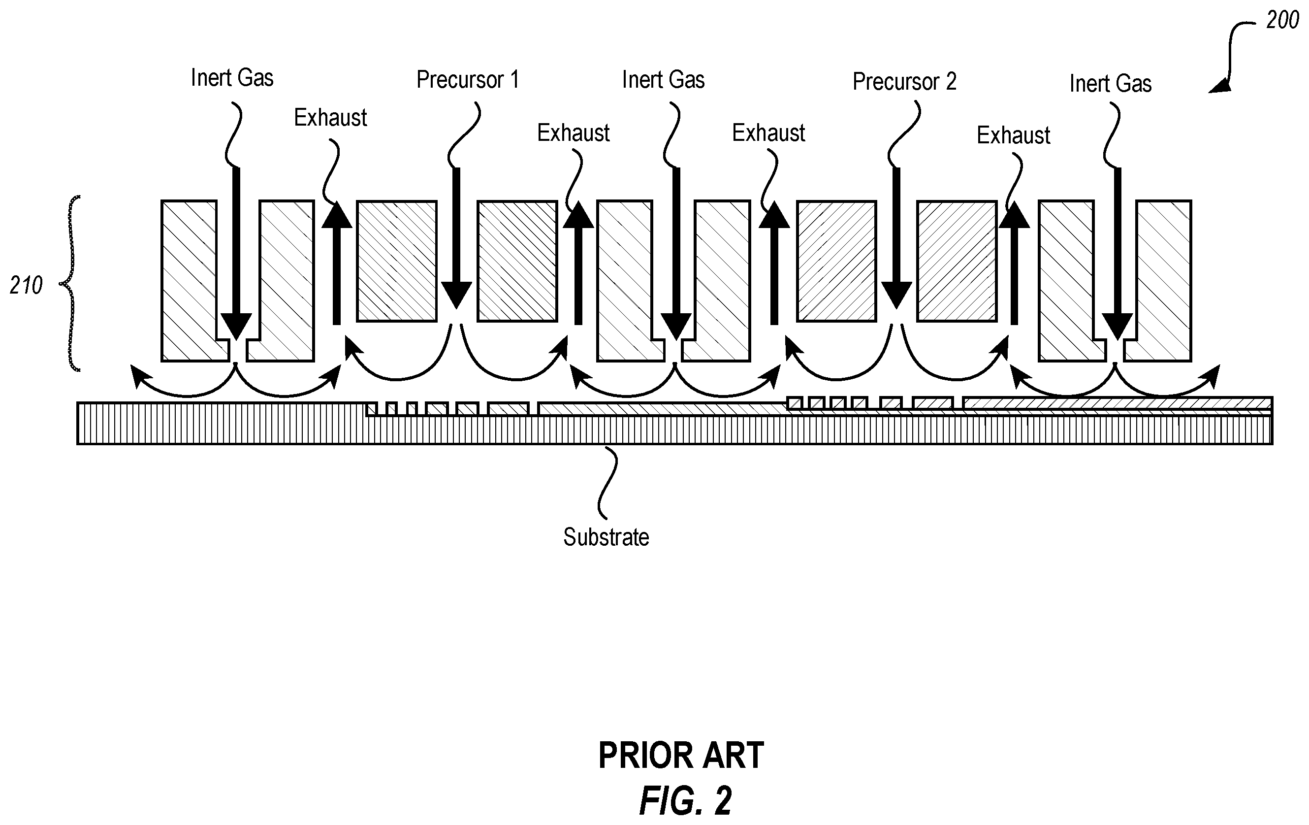 Patent US12351912 Figure 2 – Targeted temporal ALD