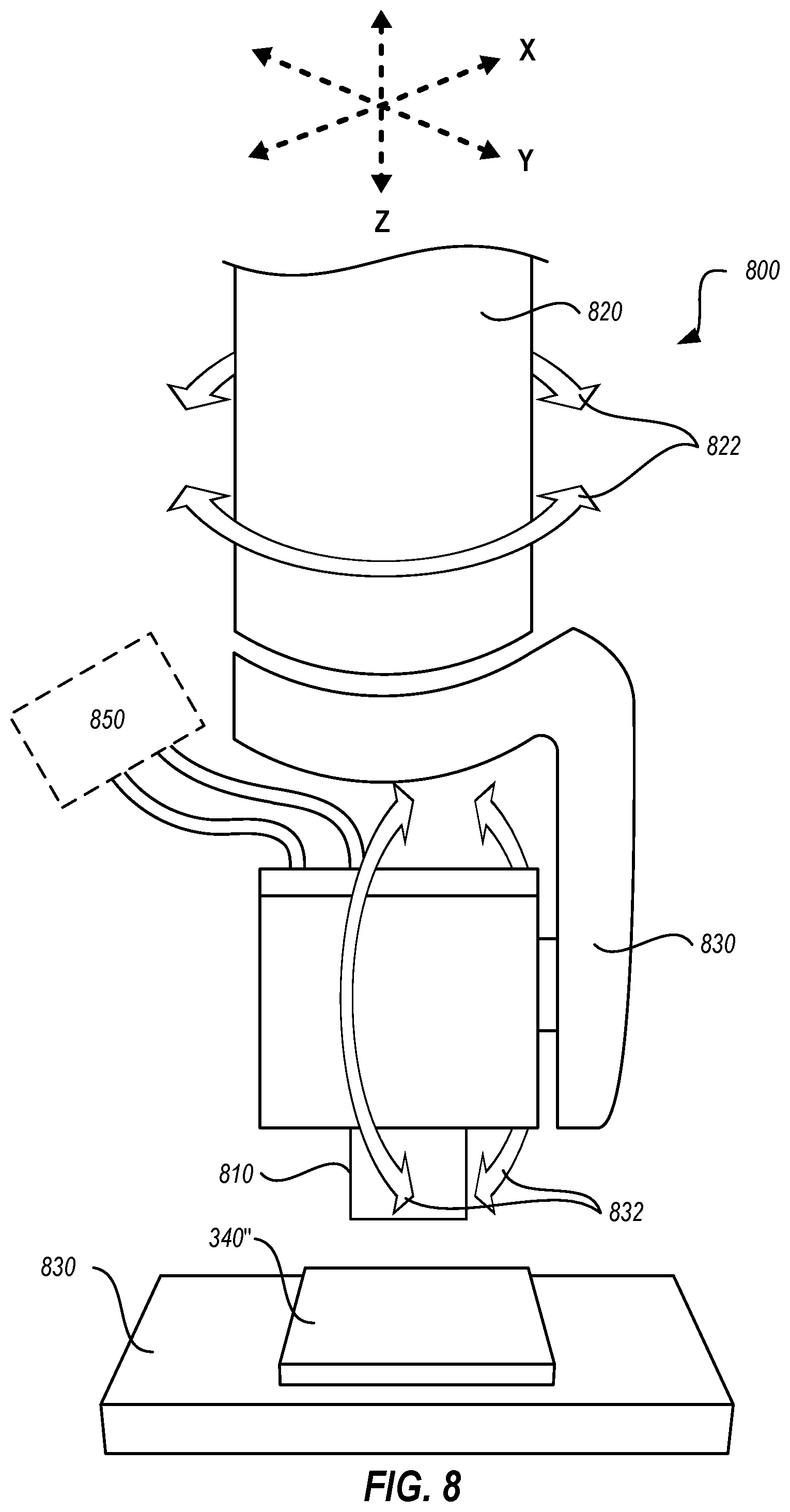 Patent US12351912 Figure 8 – Targeted temporal ALD