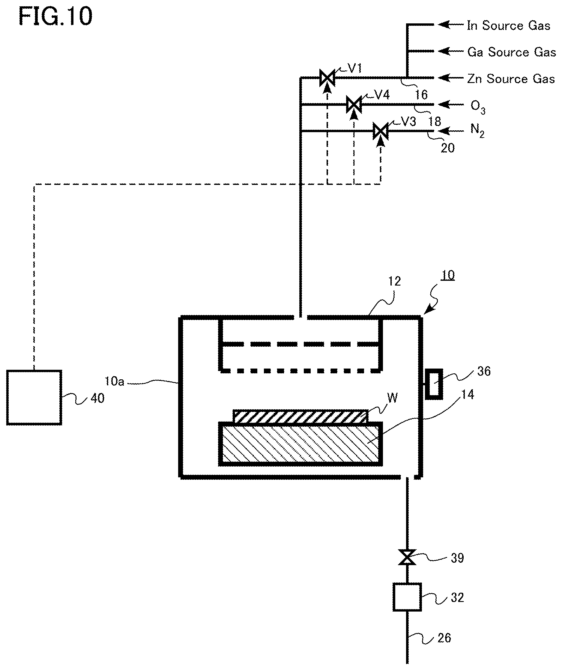Patent US12351913 Figure 10 – Film forming apparatus and film forming method