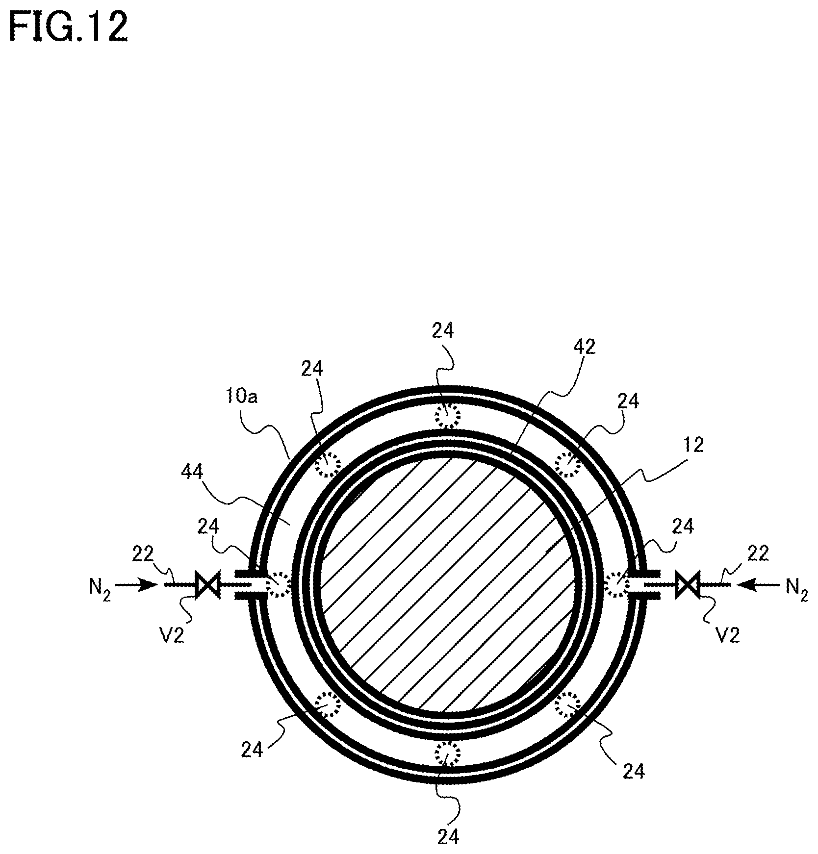 Patent US12351913 Figure 12 – Film forming apparatus and film forming method