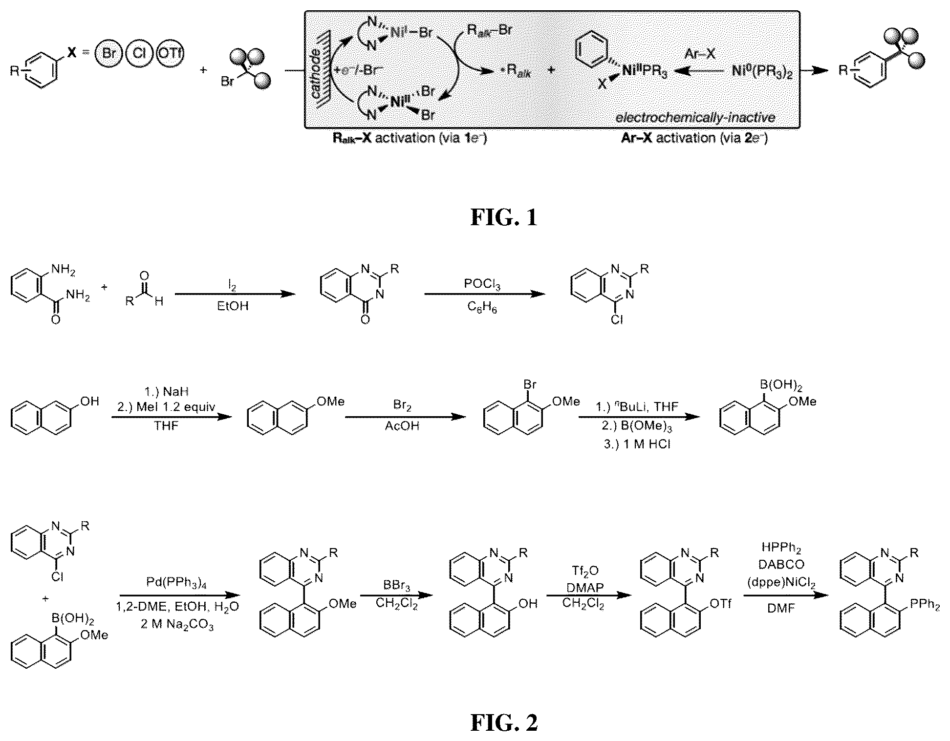 Patent US12351924 Figure 1 – Electroreductive cross coupling