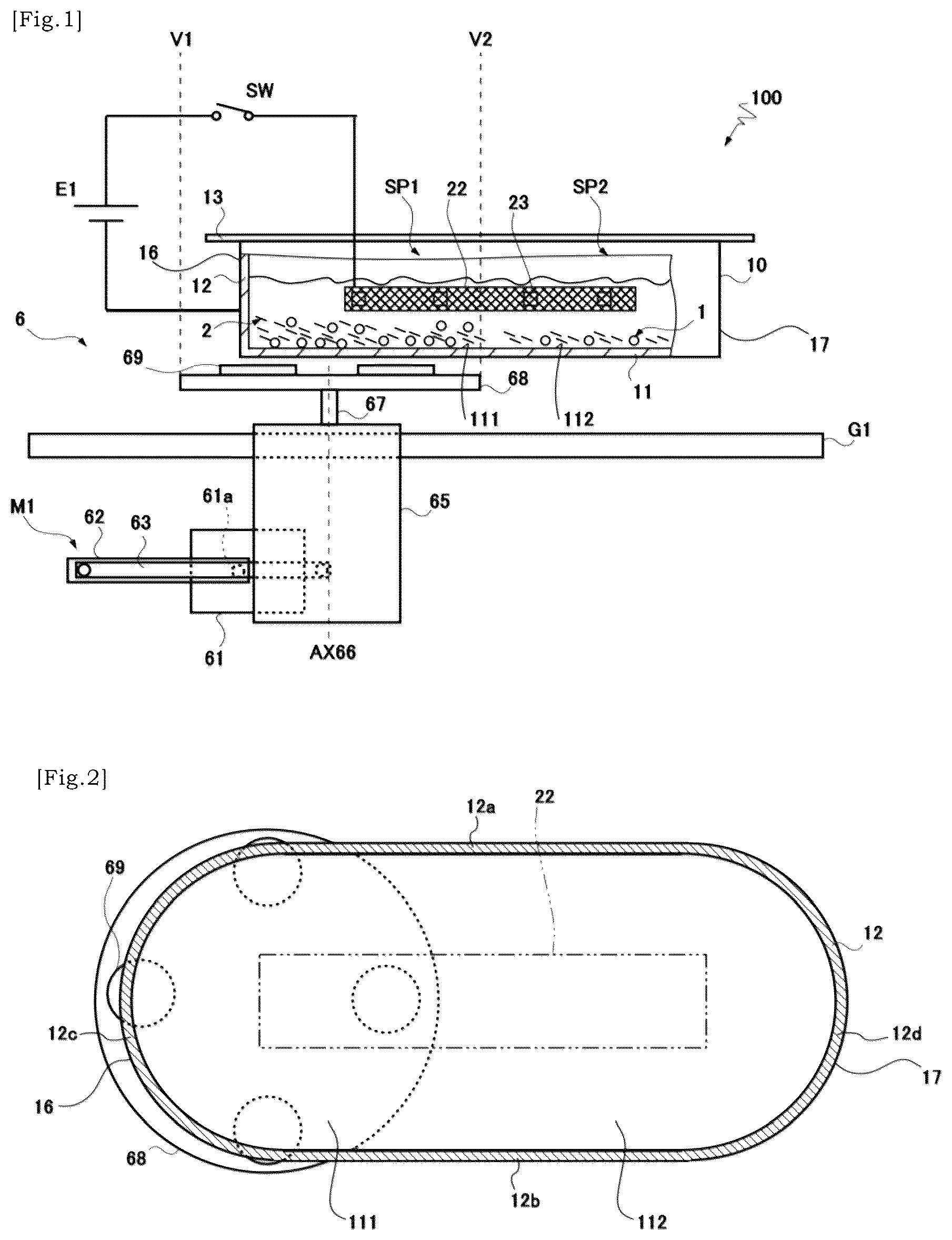 Patent US12351930 Figure 1 – Electroplating device and method for manufacturing plated product