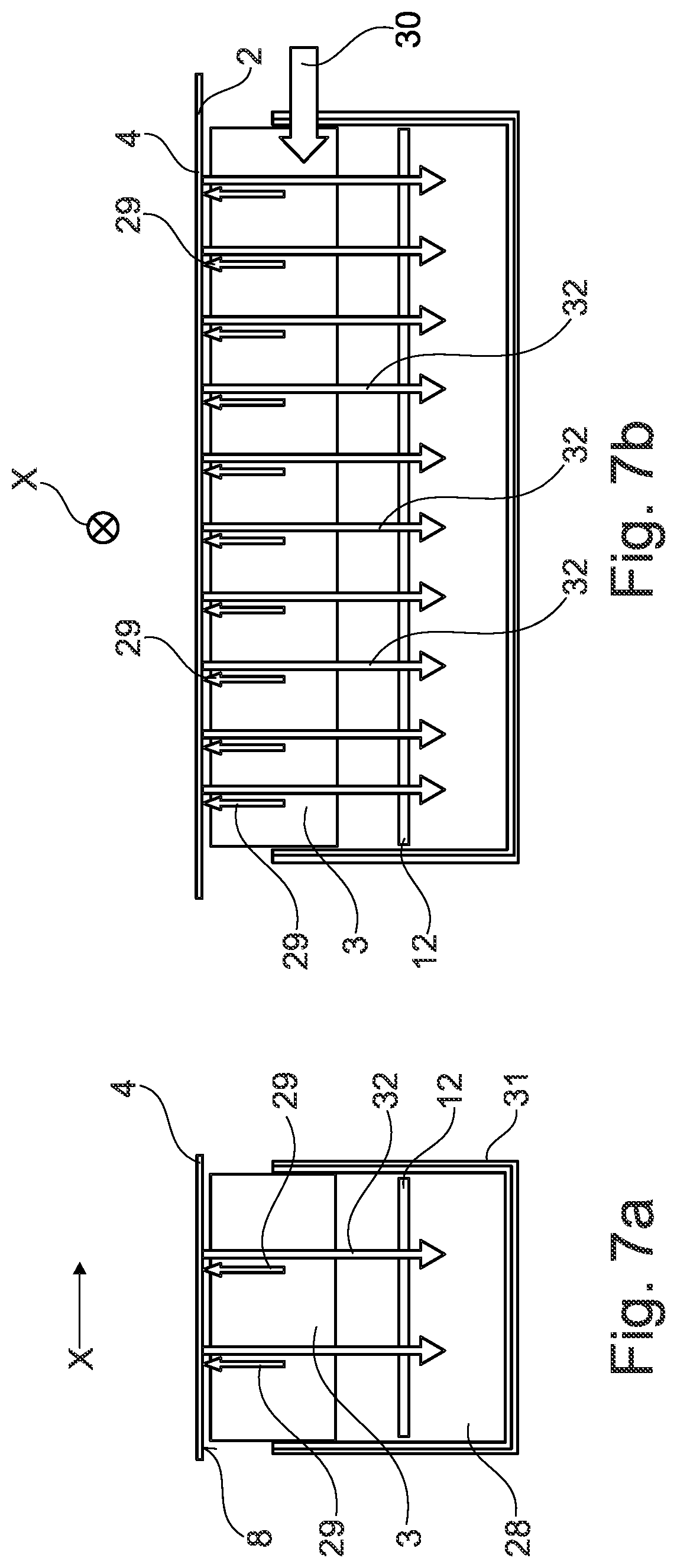 Patent US12351935 Figure 6 – Distribution system for a process fluid for chemical and/or electrolytic surface treatment of a substrate