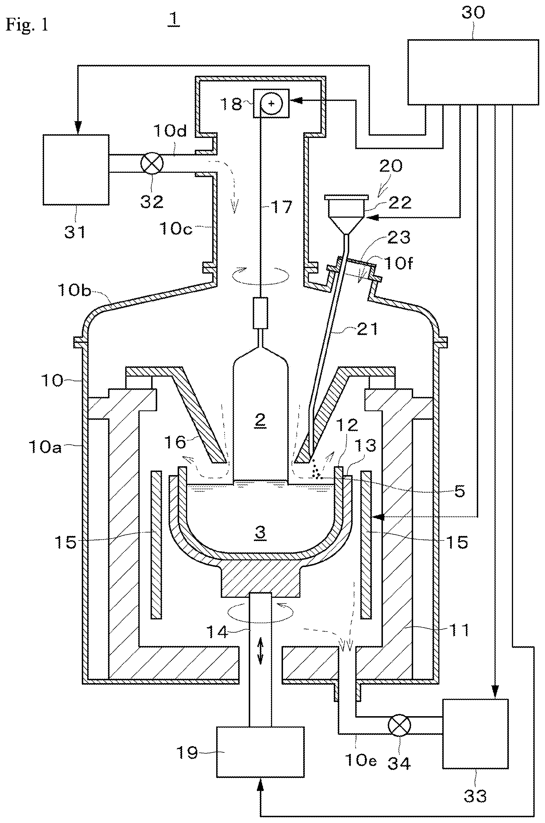 Patent US12351937 Figure 1 – Production method for silicon monocrystal