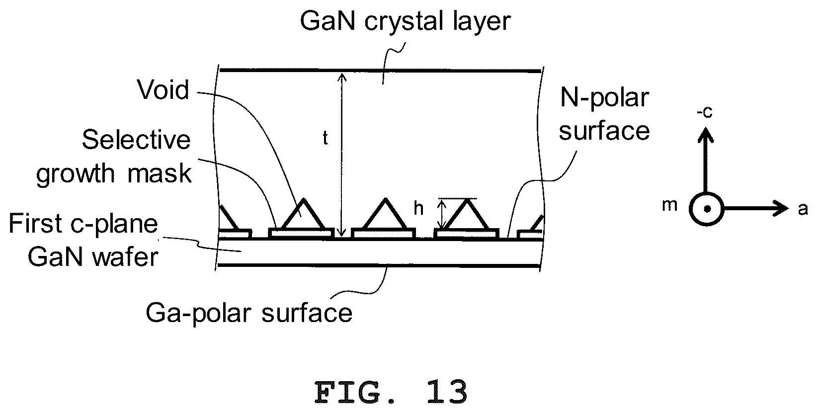 Patent US12351943 Figure 13 – n-Type GaN crystal, GaN wafer, and GaN crystal, GaN wafer and nitride semiconductor device production method