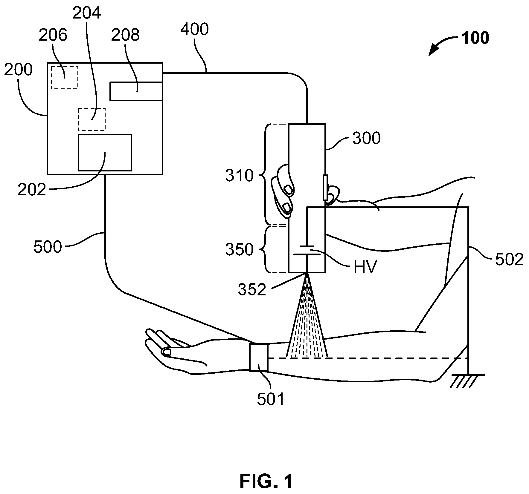 Patent US12351947 Figure 1 – Electrospinning apparatus and system and method thereof