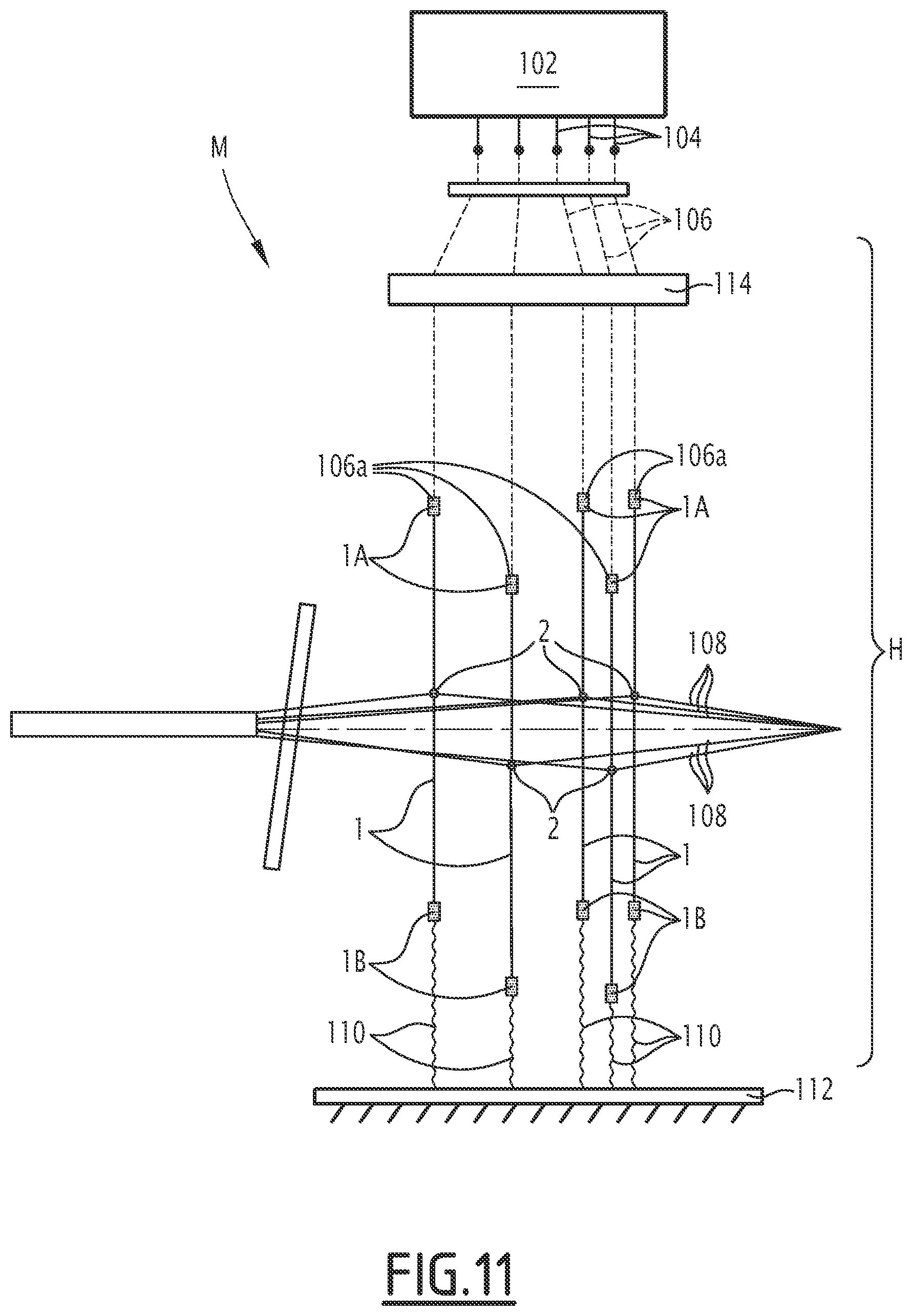Patent US12351950 Figure 11 – Heddle for weaving loom and weaving loom provided with such a heddle