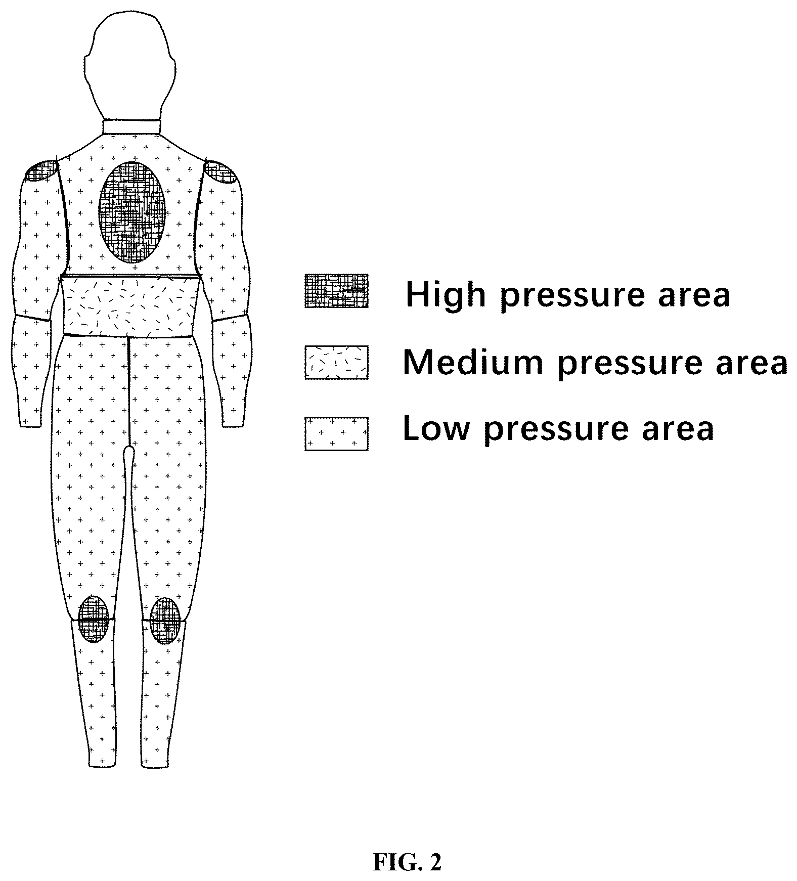 Patent US12351952 Figure 2 – Fully-fashioned compression ski suit knitted by four-needle bed, and knitting method of fully-fashioned compression ski suit