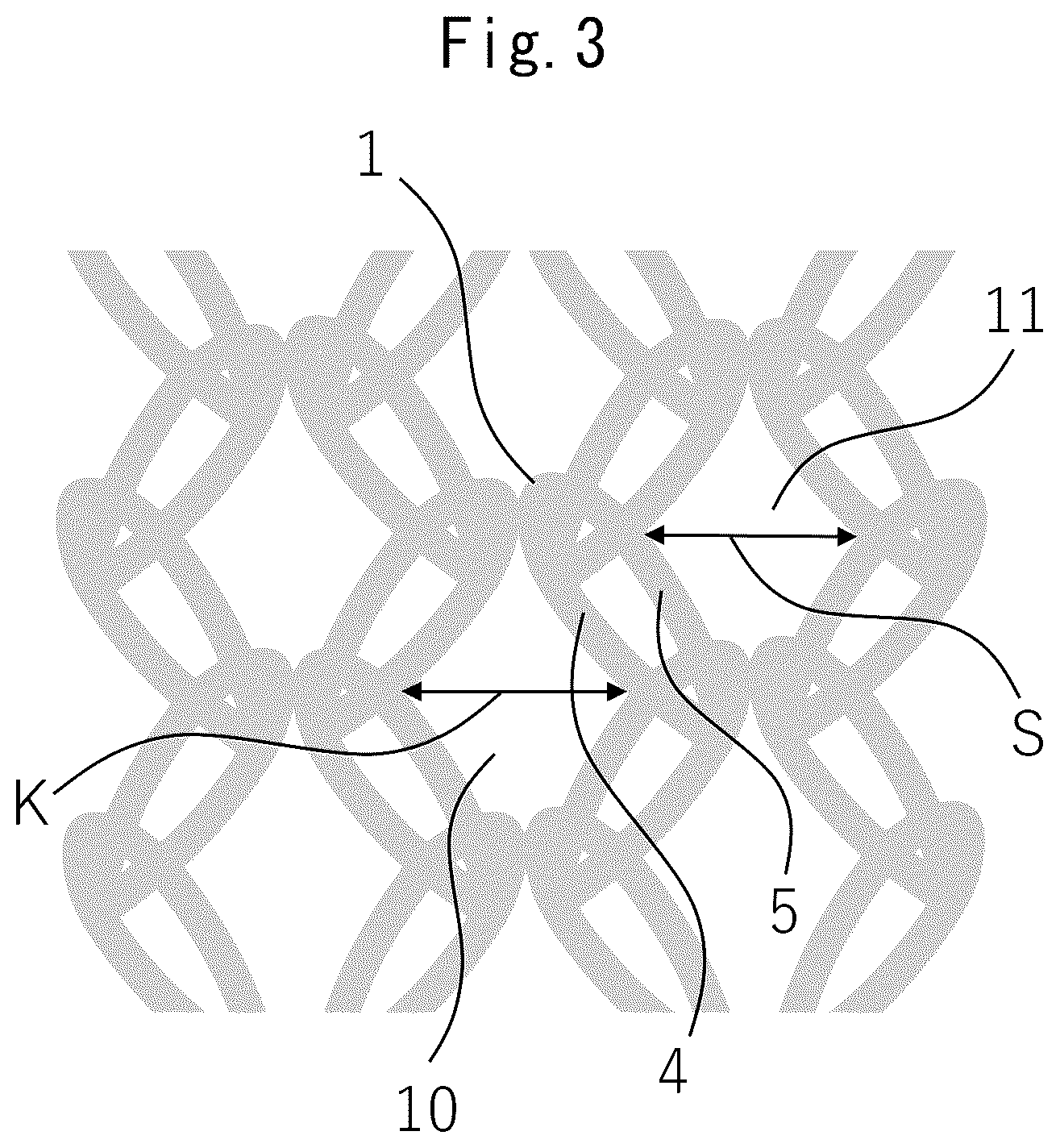 Patent US12351956 Figure 2 – Covering material including three-dimensional knitted material
