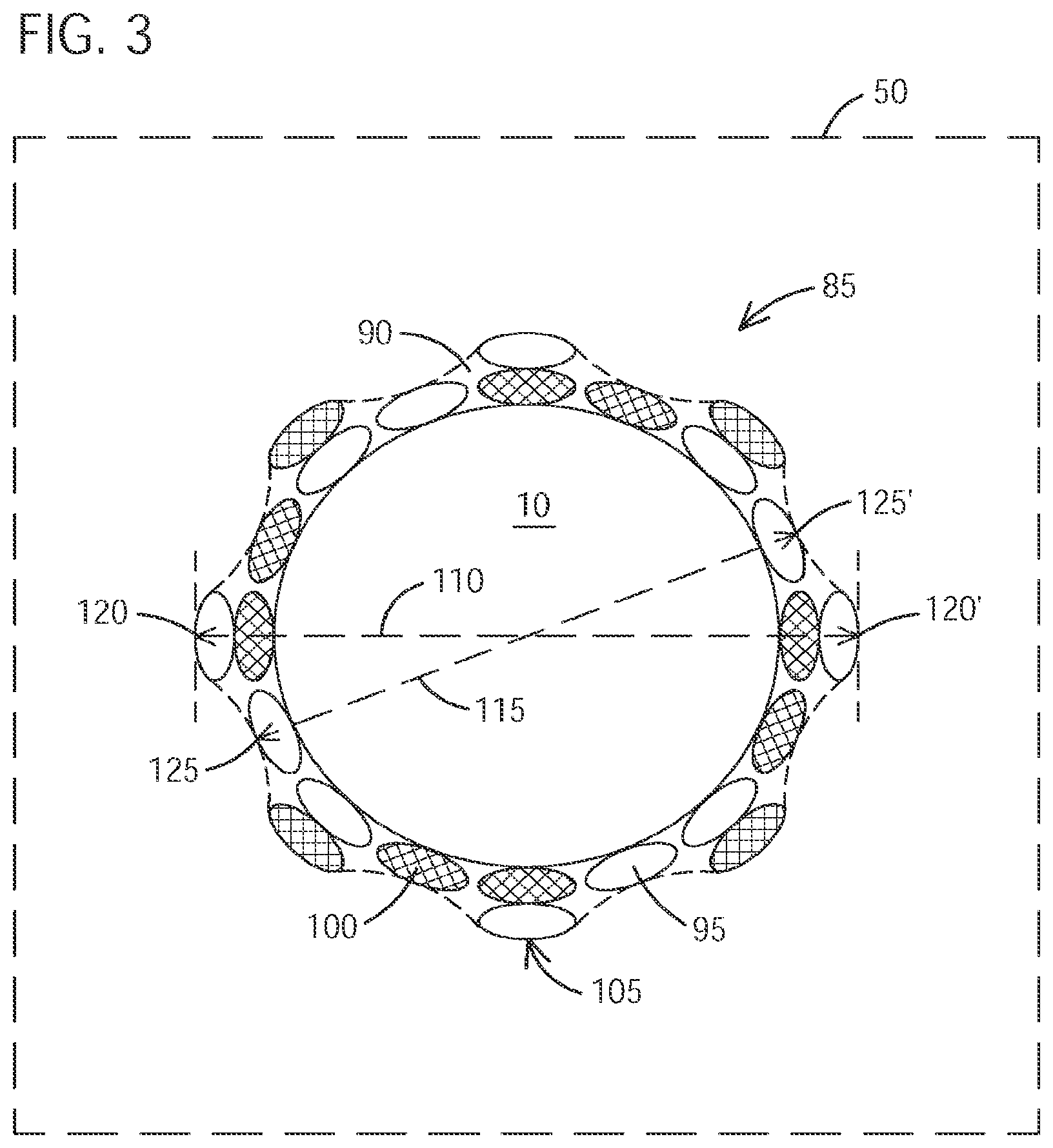 Patent US12351957 Figure 3 – Braided jackets with low thickness