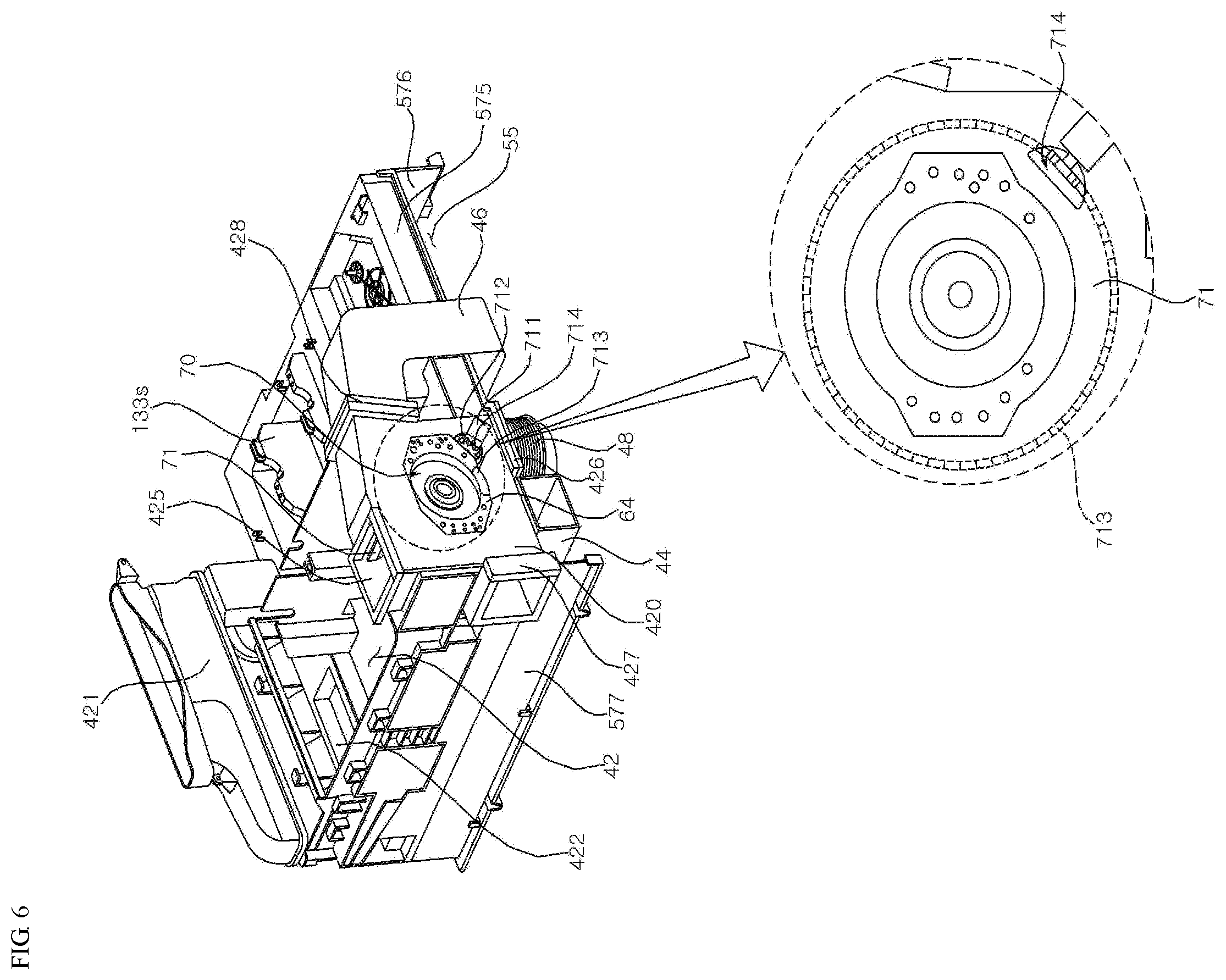 Patent US12351965 Figure 6 – Laundry treating apparatus