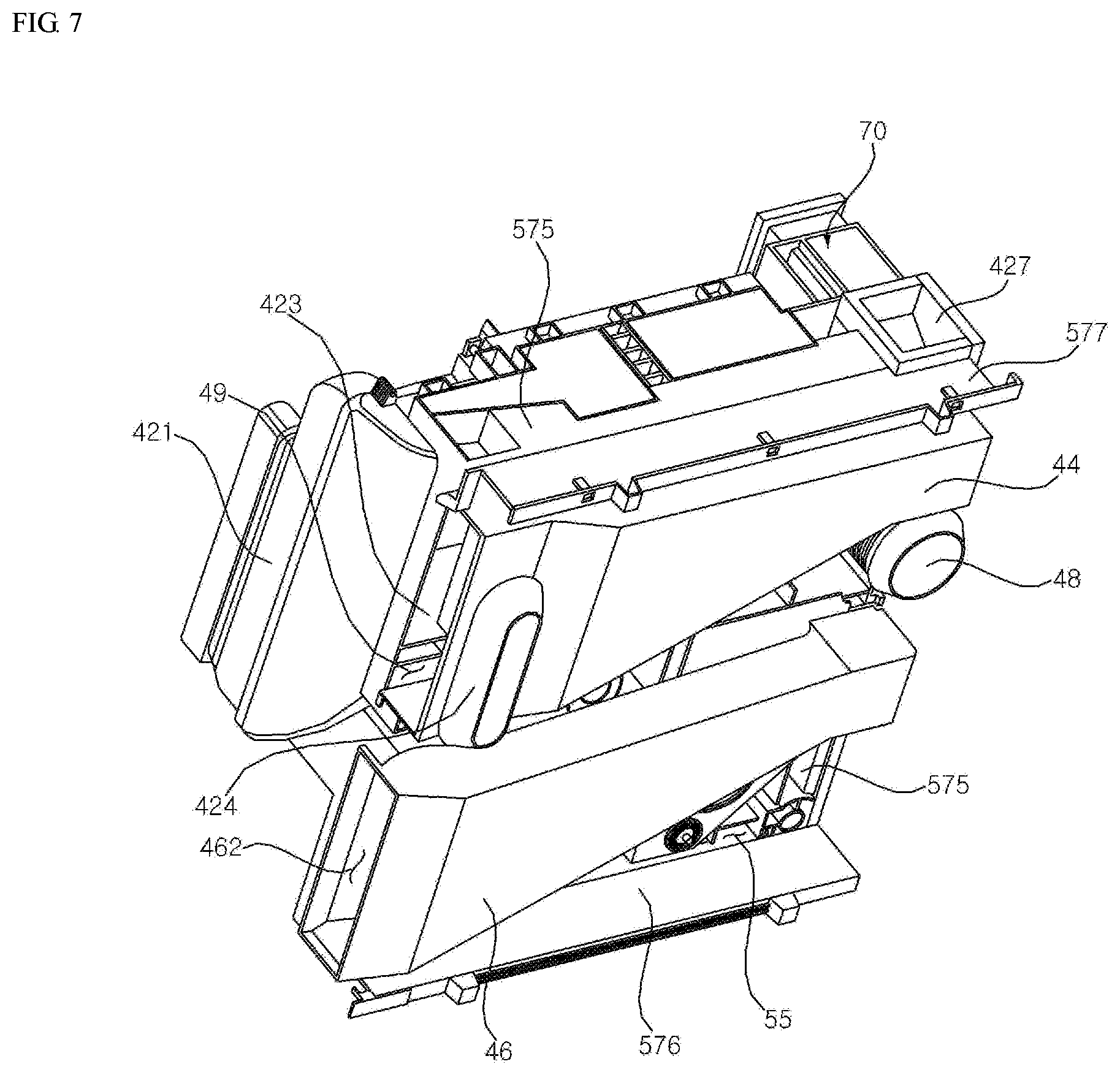 Patent US12351965 Figure 7 – Laundry treating apparatus