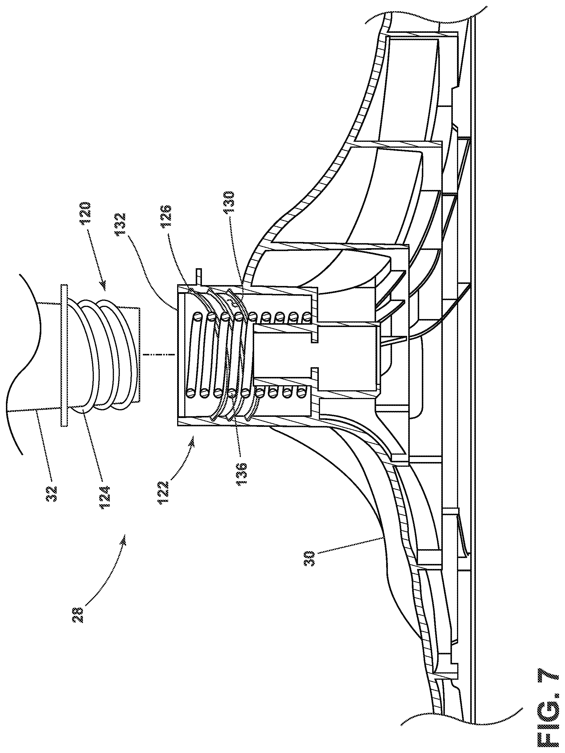 Patent US12351966 Figure 7 – Laundry treating system and kit for use with a laundry treating appliance