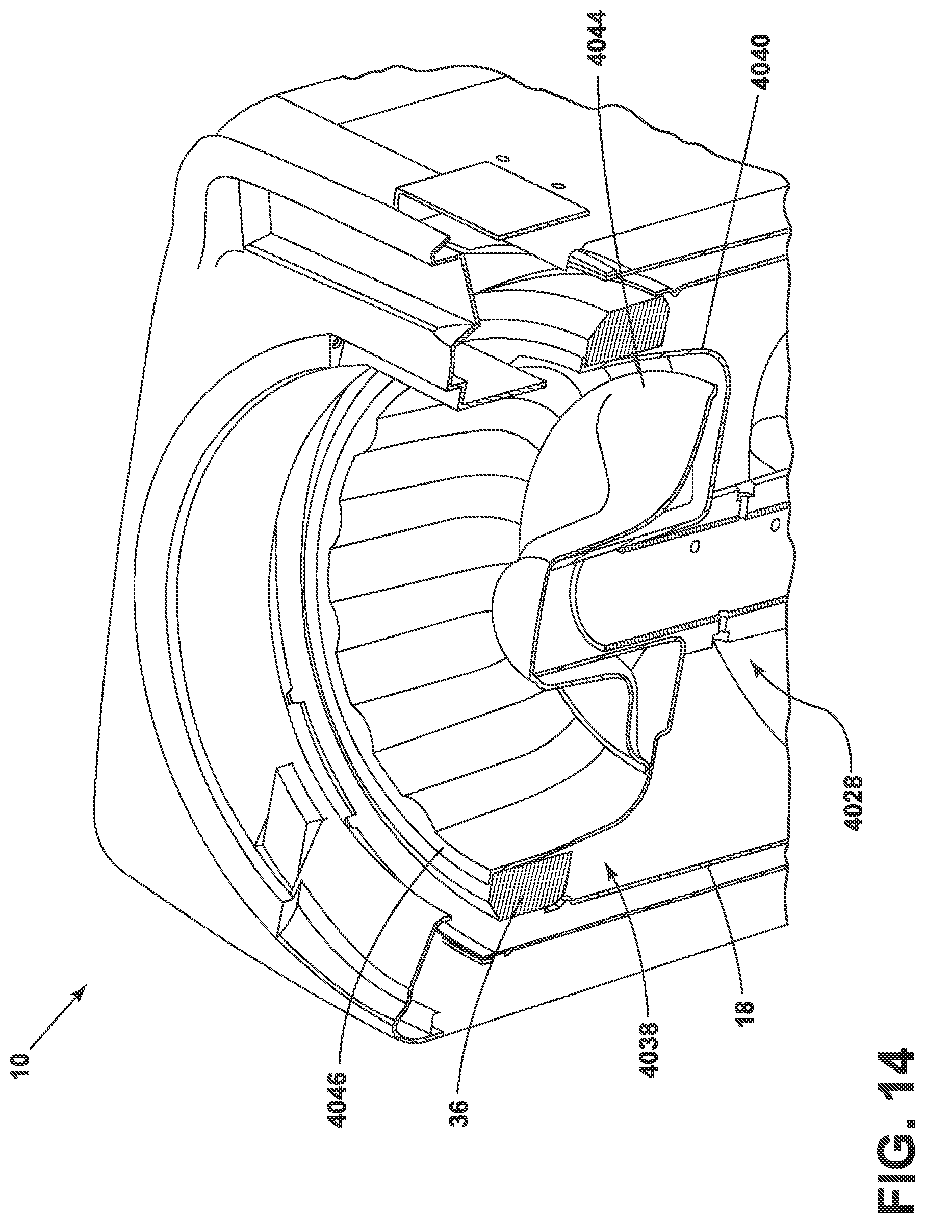 Patent US12351966 Figure 14 – Laundry treating system and kit for use with a laundry treating appliance
