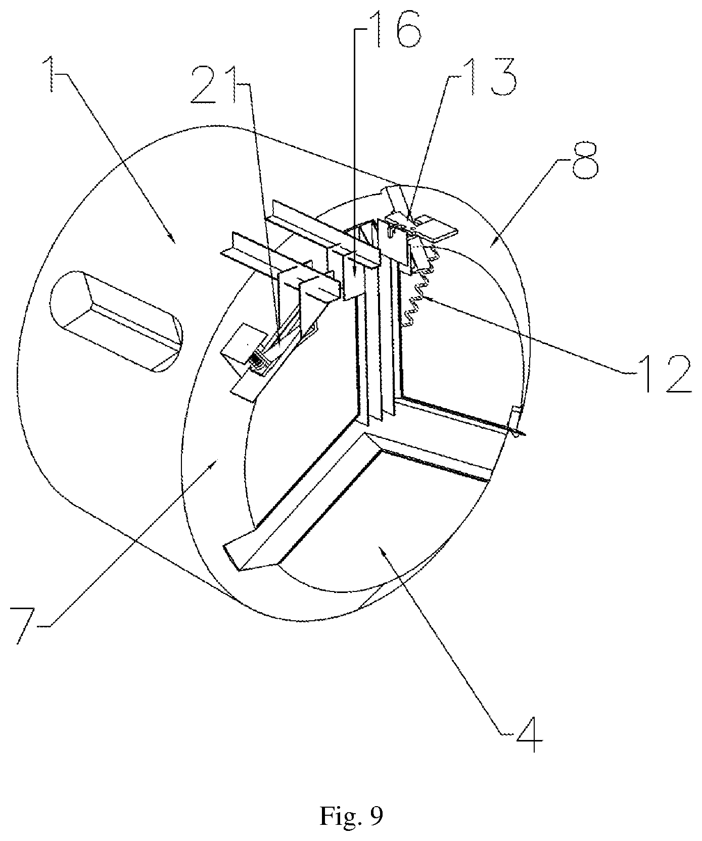 Patent US12351969 Figure 8 – Washing machine without an external drum
