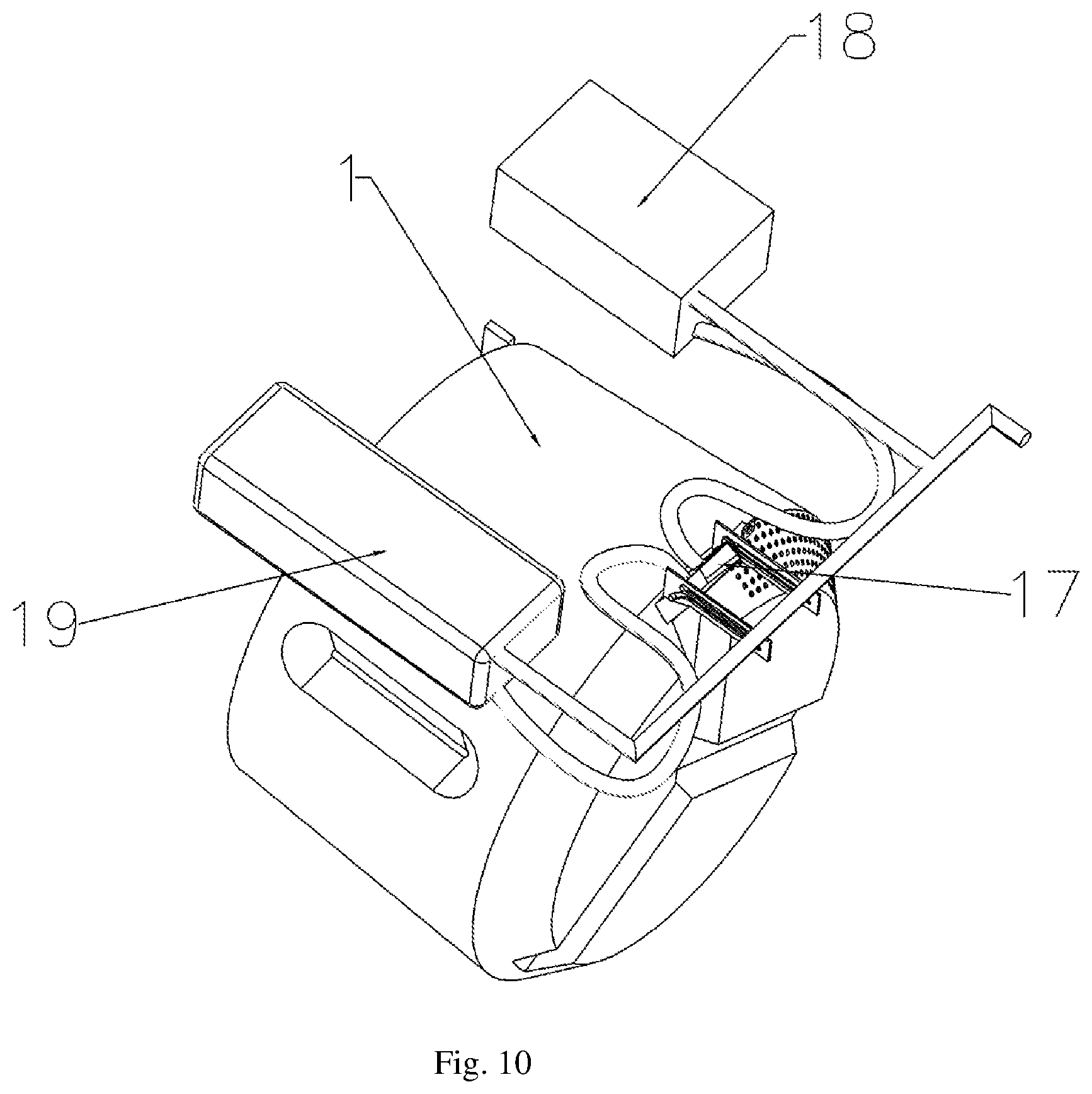 Patent US12351969 Figure 9 – Washing machine without an external drum