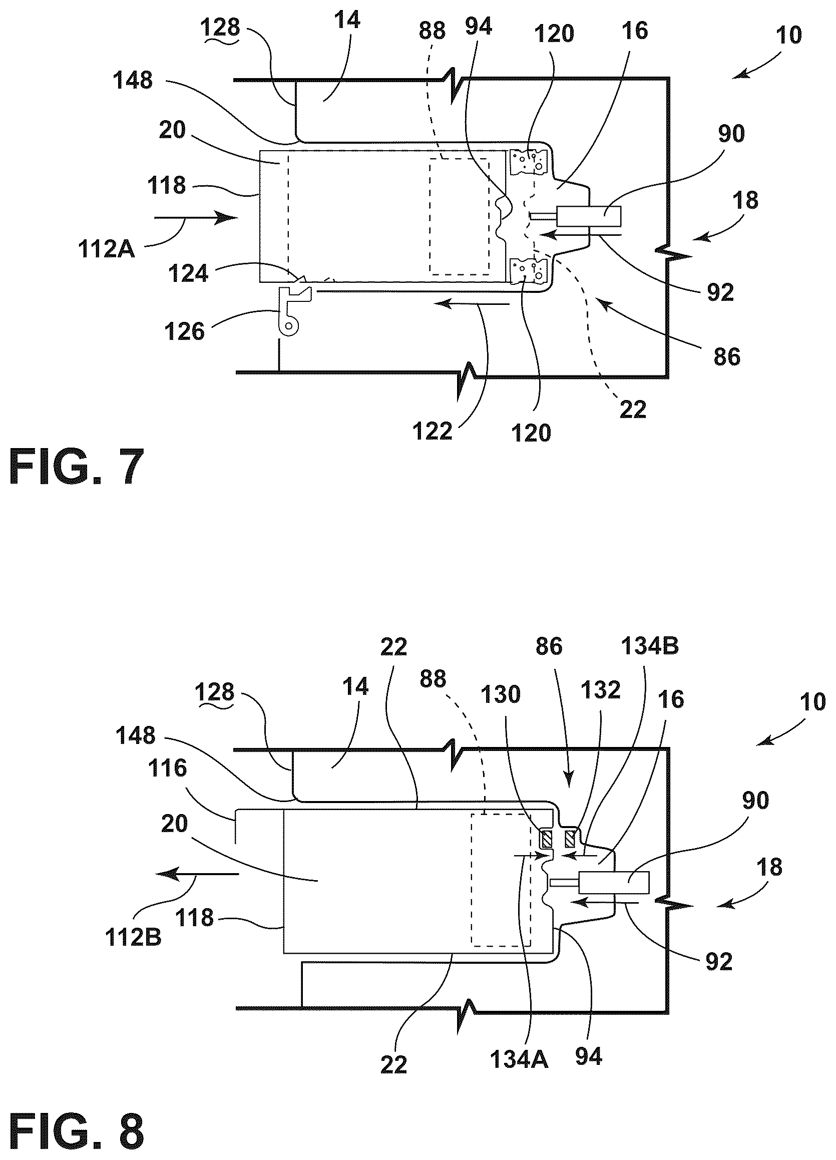 Patent US12351970 Figure 7 – Dispensing assembly for appliance