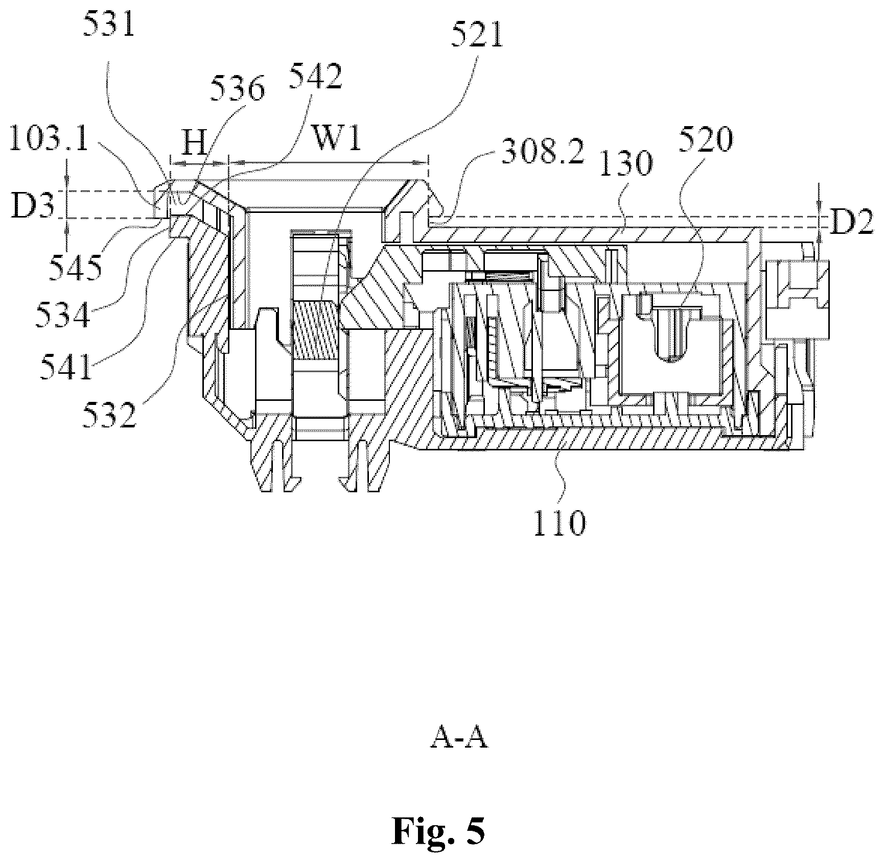 Patent US12351972 Figure 3 – Door lock and electronic apparatus