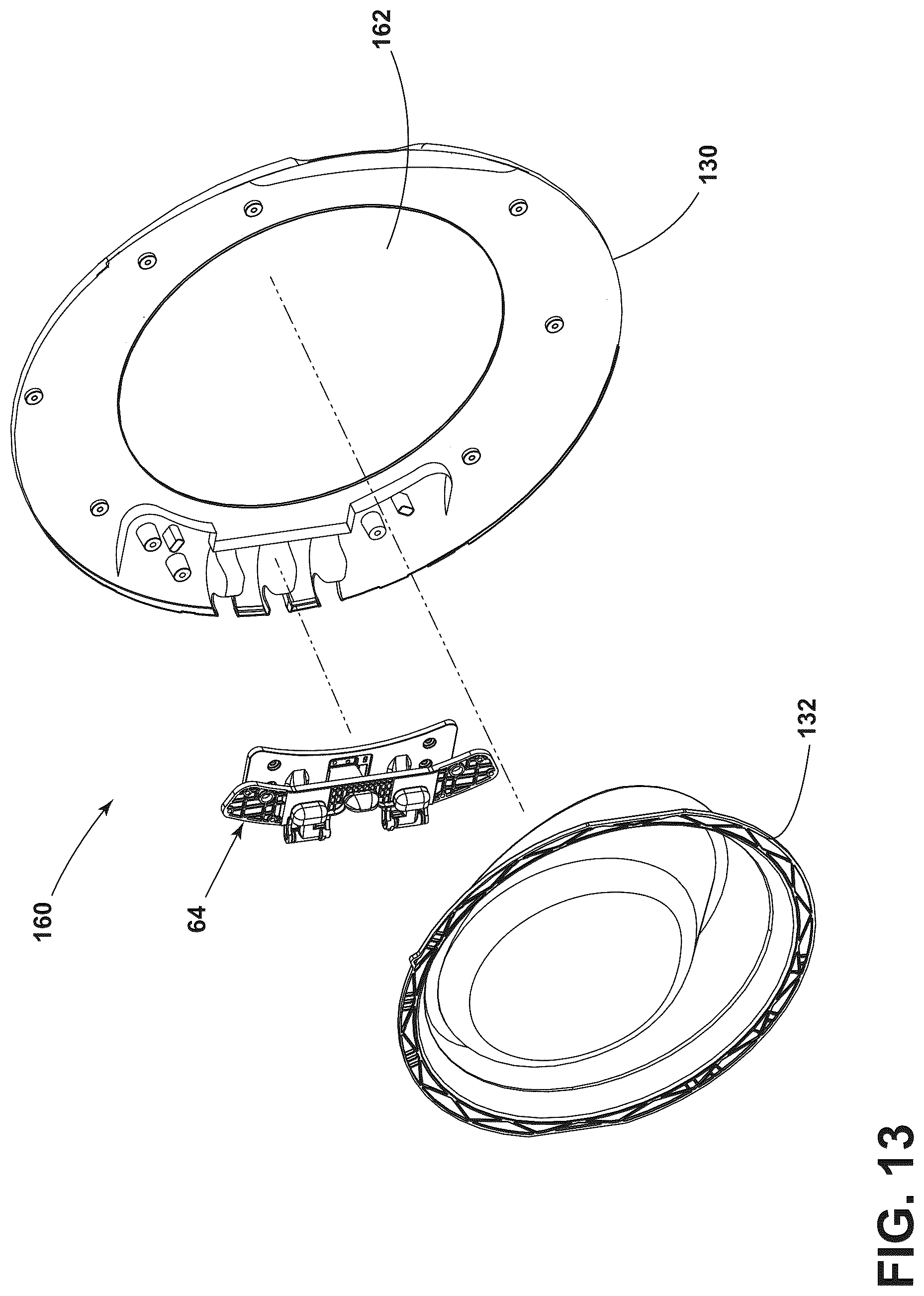 Patent US12351973 Figure 13 – Door assembly for a laundry treating appliance