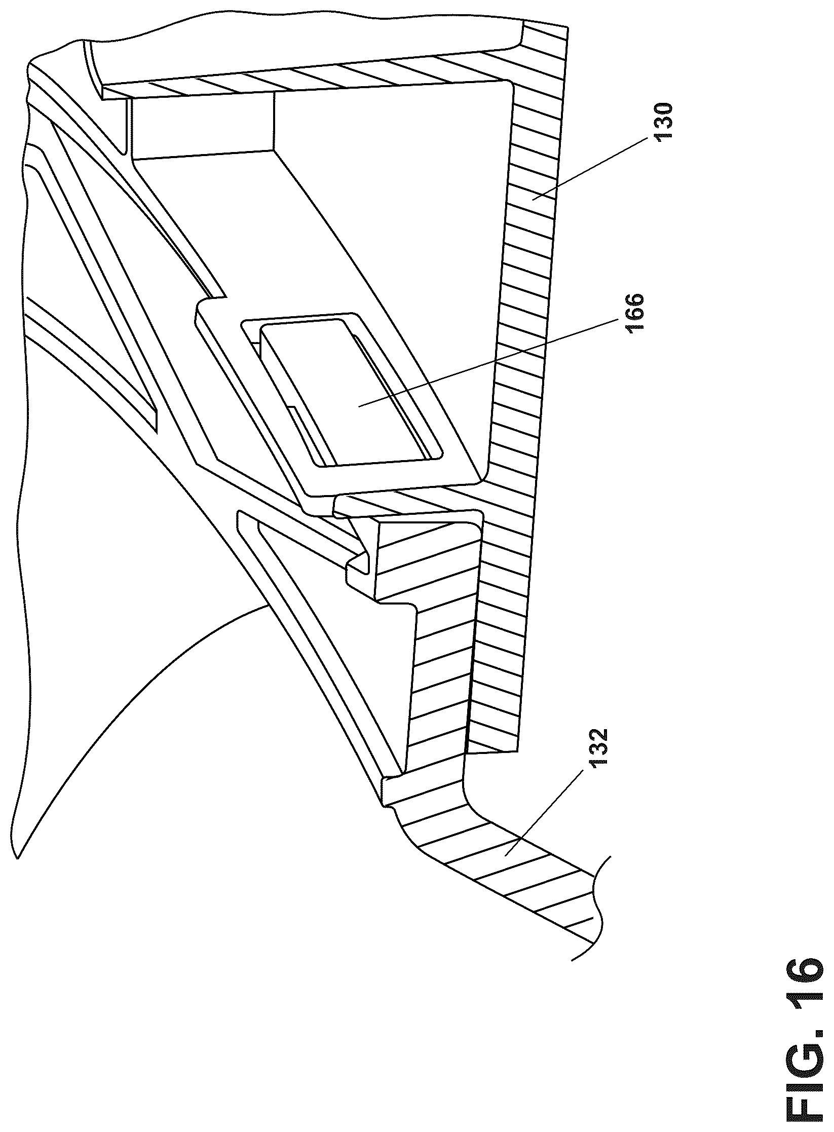 Patent US12351973 Figure 15 – Door assembly for a laundry treating appliance