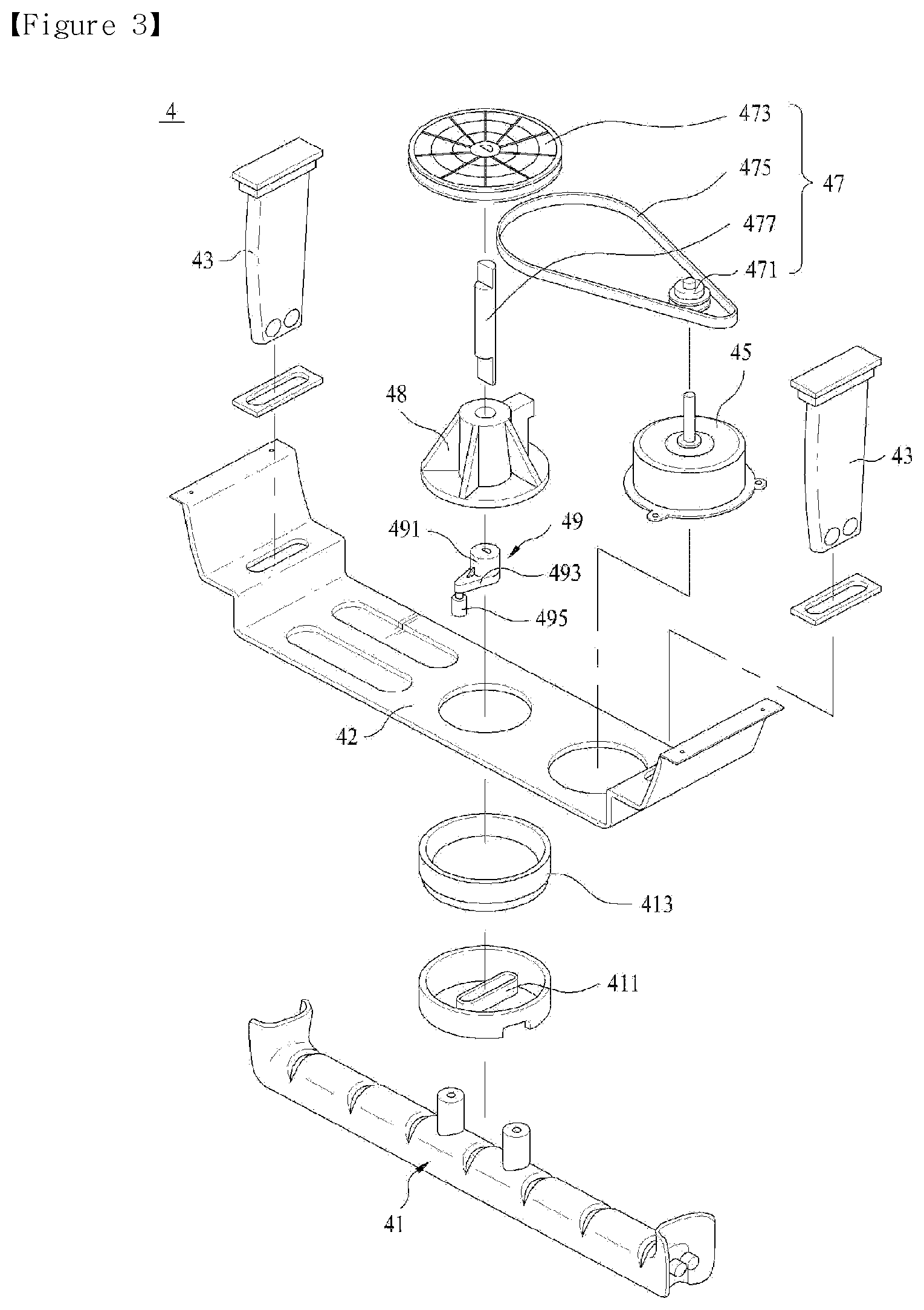 Patent US12351975 Figure 3 – Laundry treating apparatus