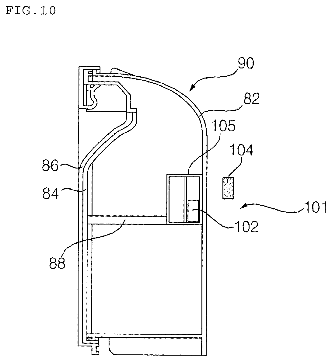Patent US12351976 Figure 7 – Clothes treatment apparatus