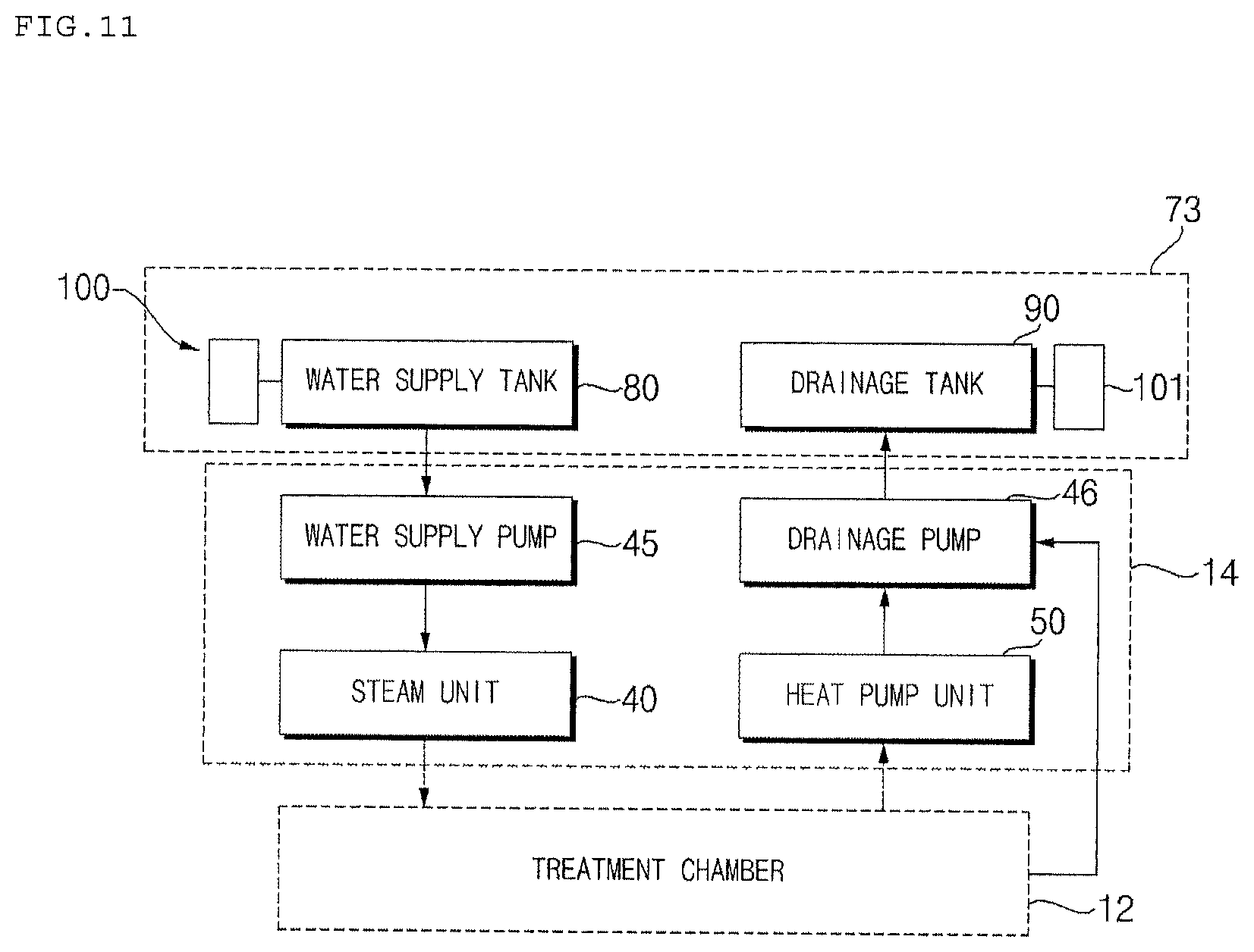 Patent US12351976 Figure 8 – Clothes treatment apparatus