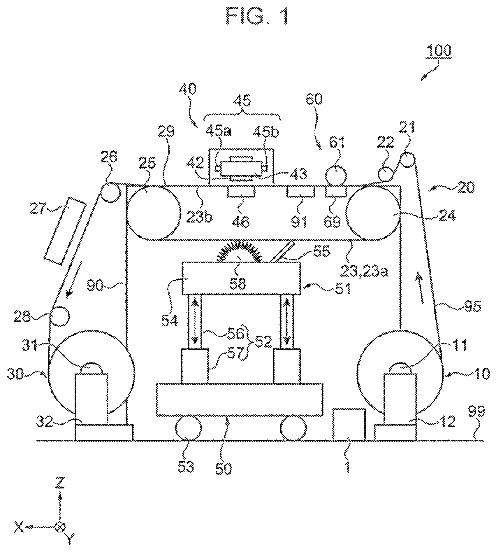 Patent US12351978 Figure 1 – Ink jet textile printing method and recording apparatus
