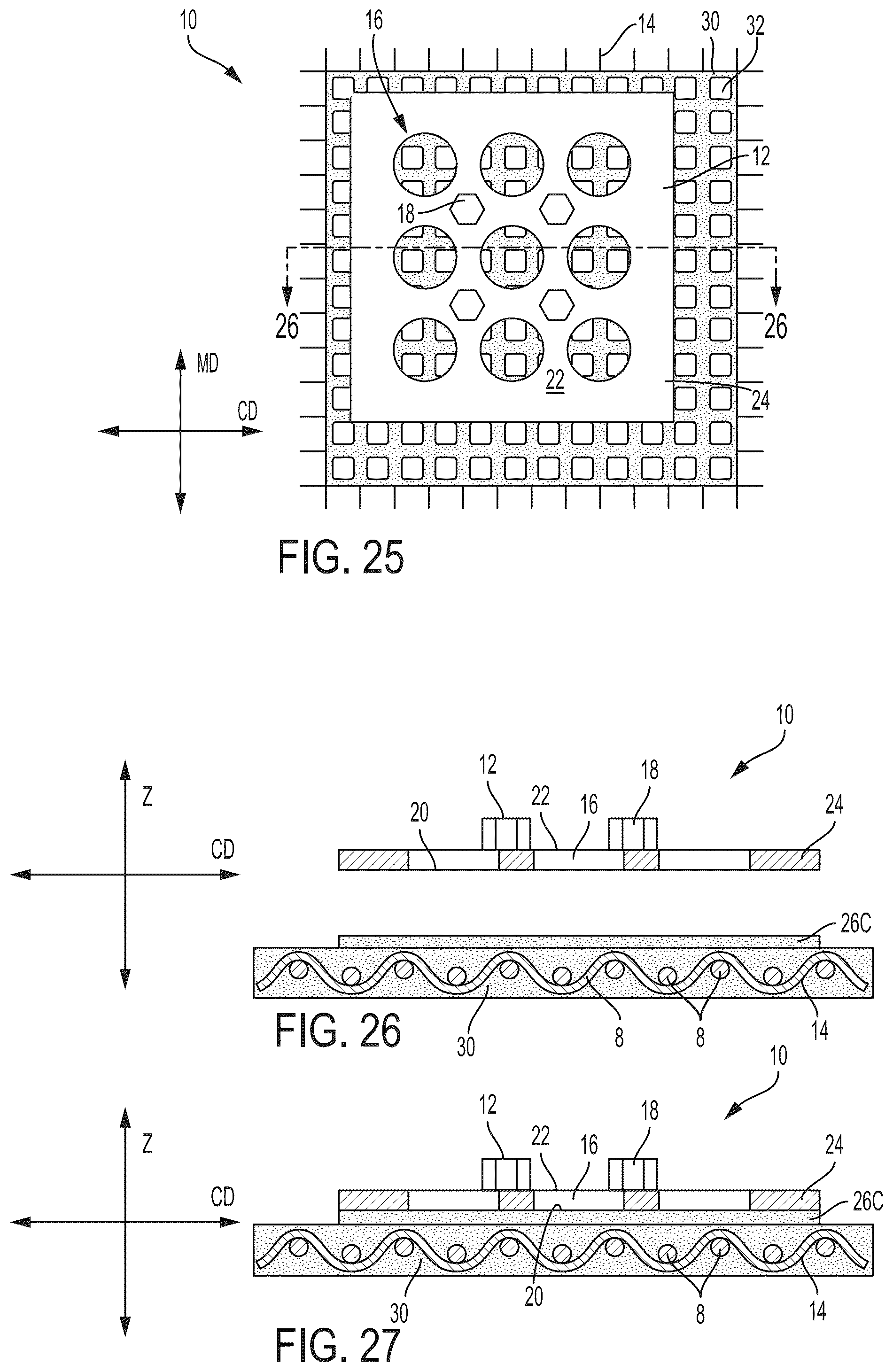 Patent US12351984 Figure 13 – Deflecting member for making fibrous structures