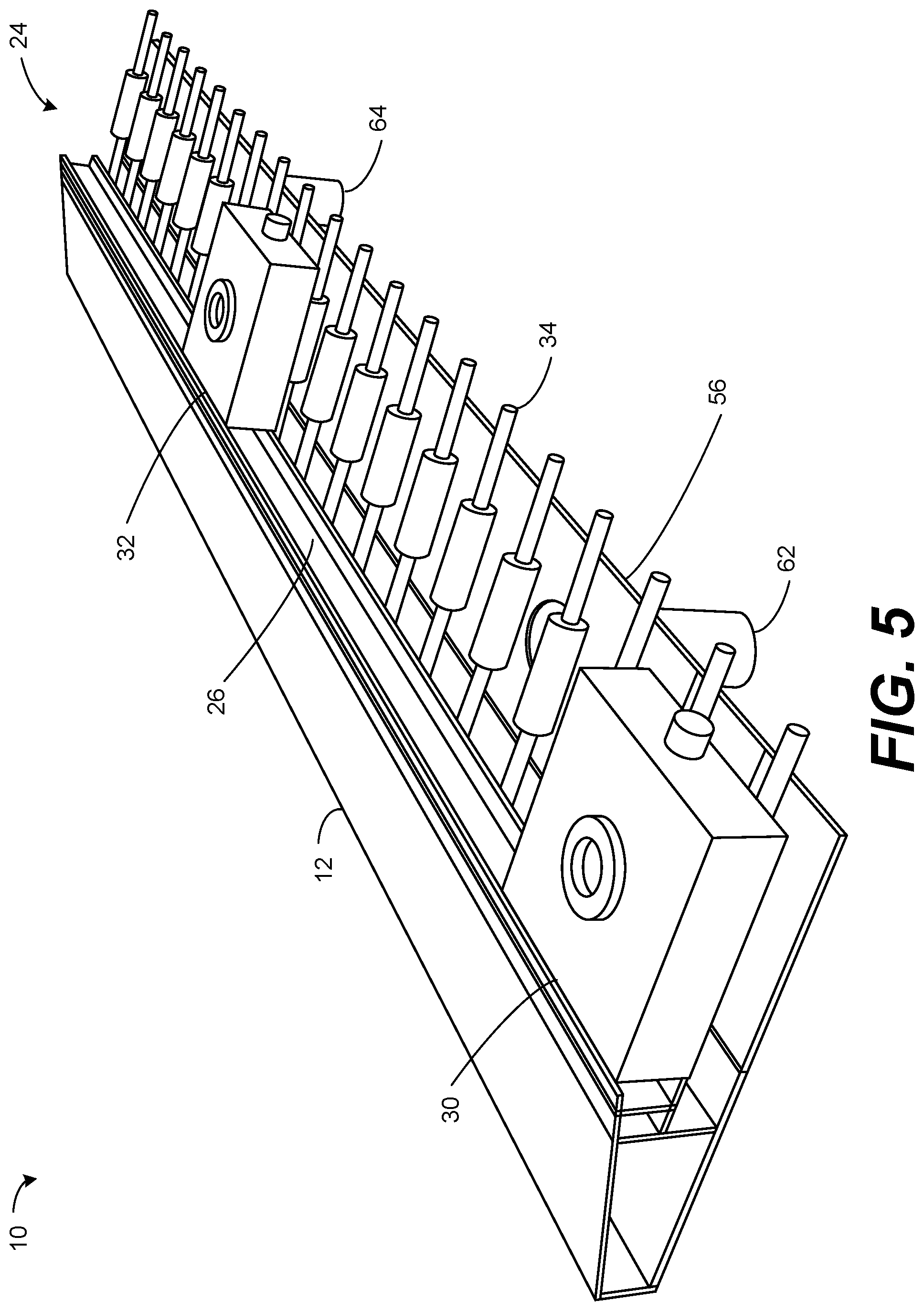 Patent US12351988 Figure 5 – Modular partition track system