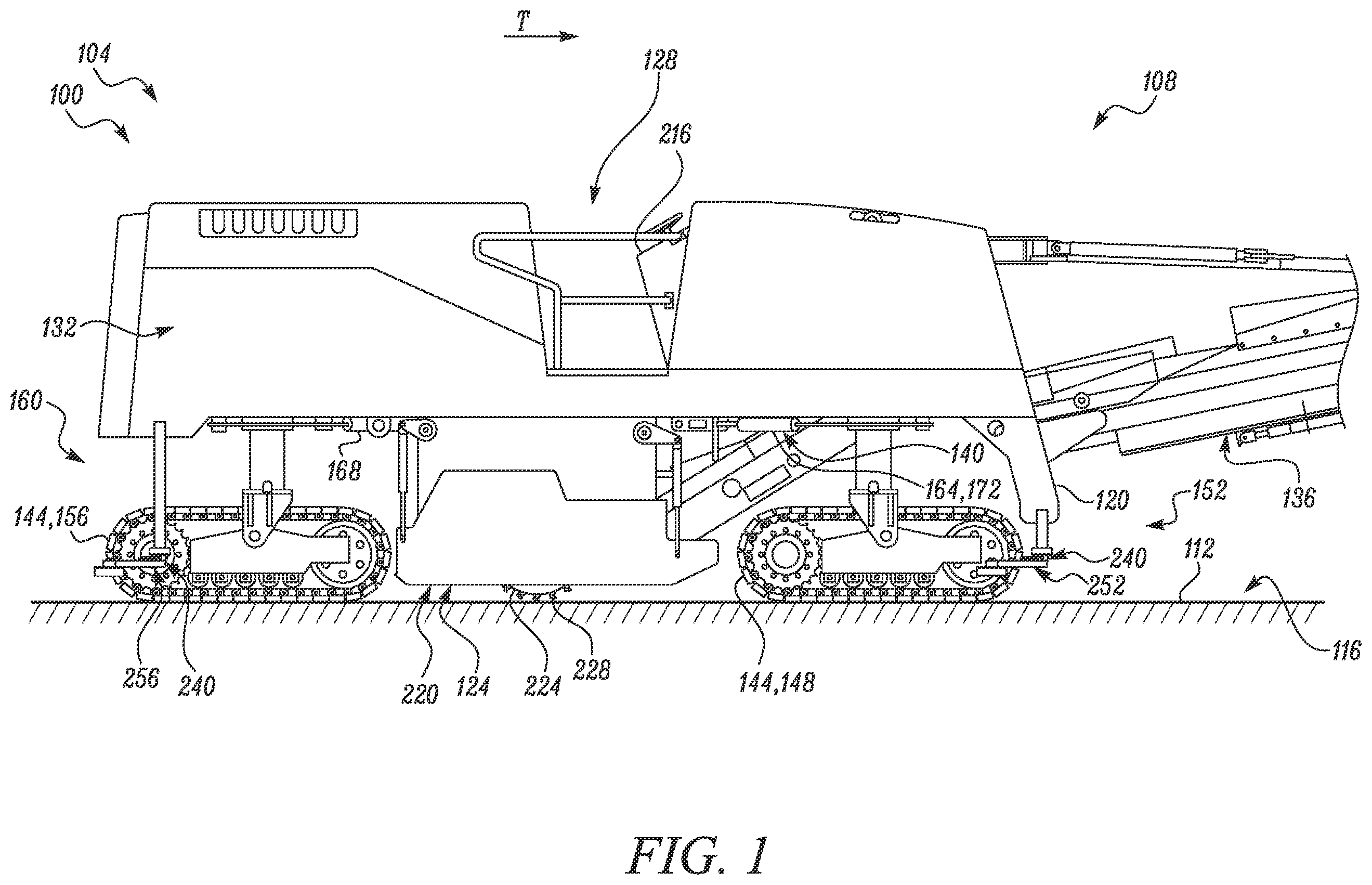 Patent US12351994 — Guidance system for road construction machines — Figure 1