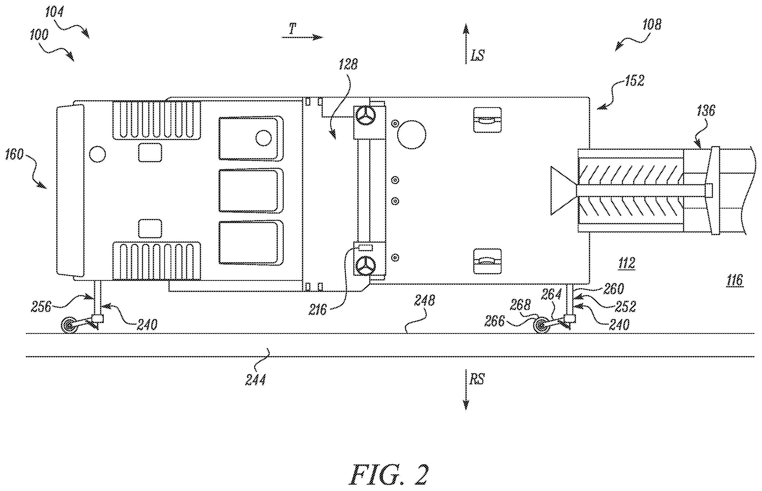 Patent US12351994 Figure 2 – Guidance system for road construction machines