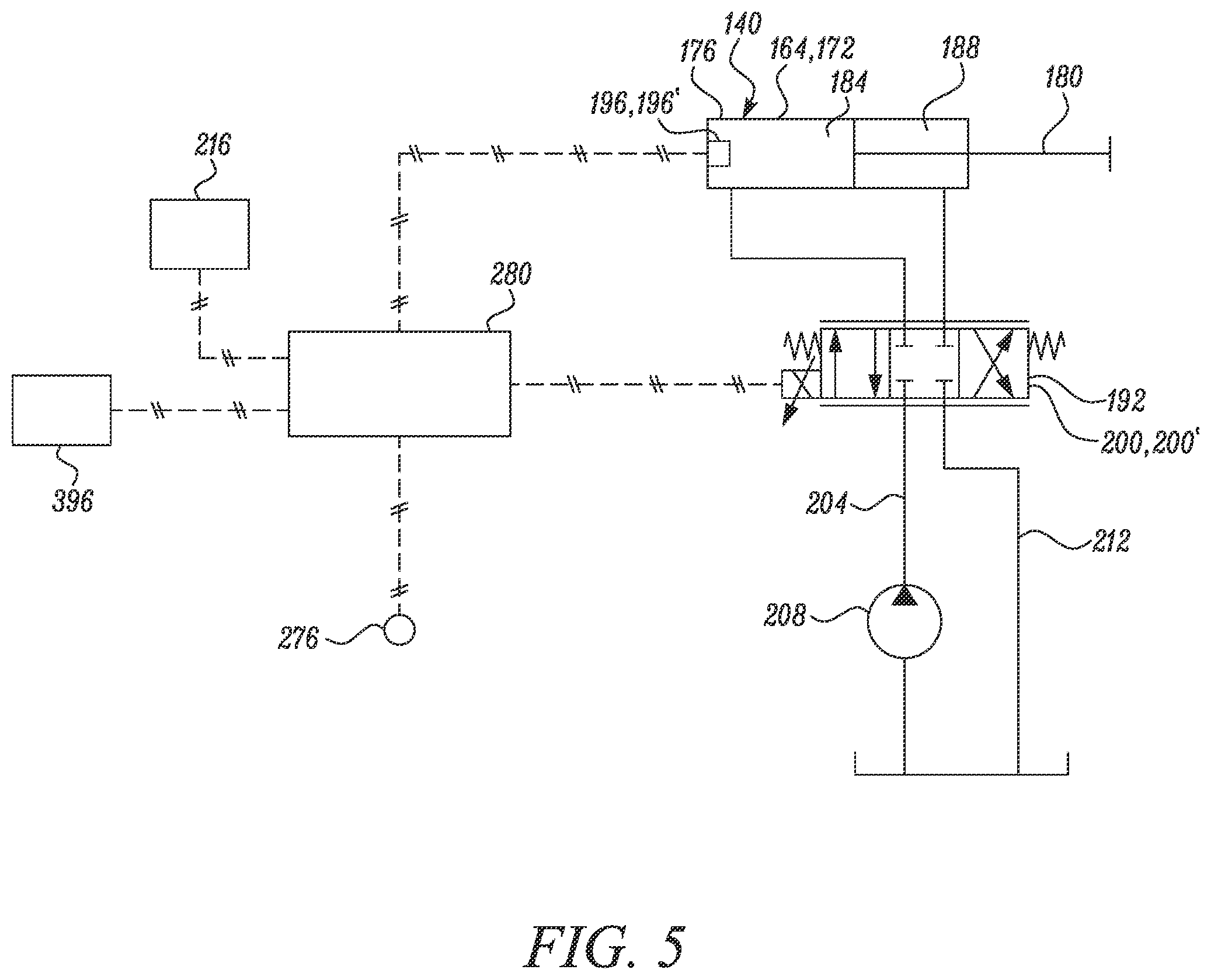 Patent US12351994 Figure 5 – Guidance system for road construction machines
