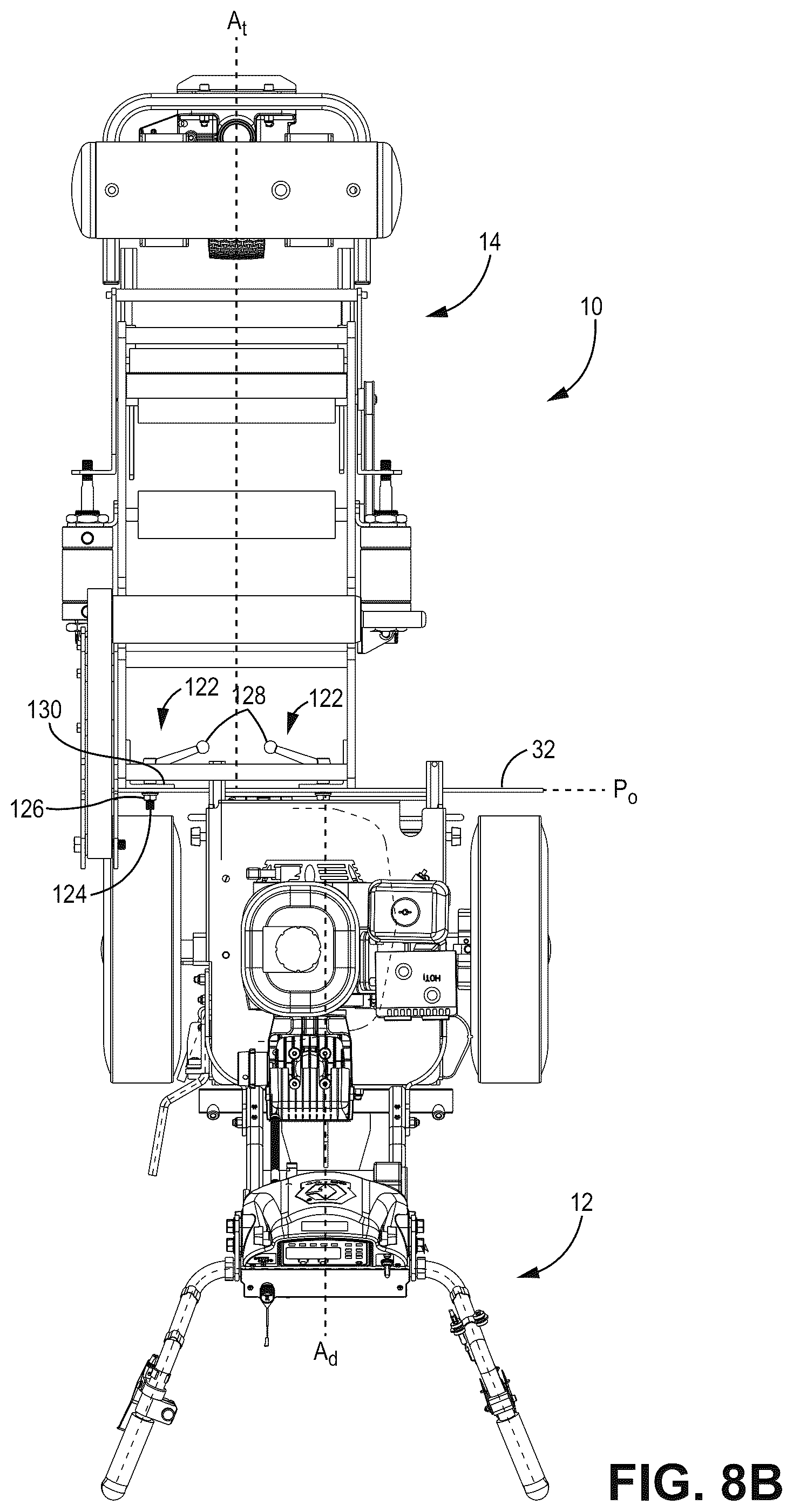 Patent US12351996 Figure 9 – Road taping machine