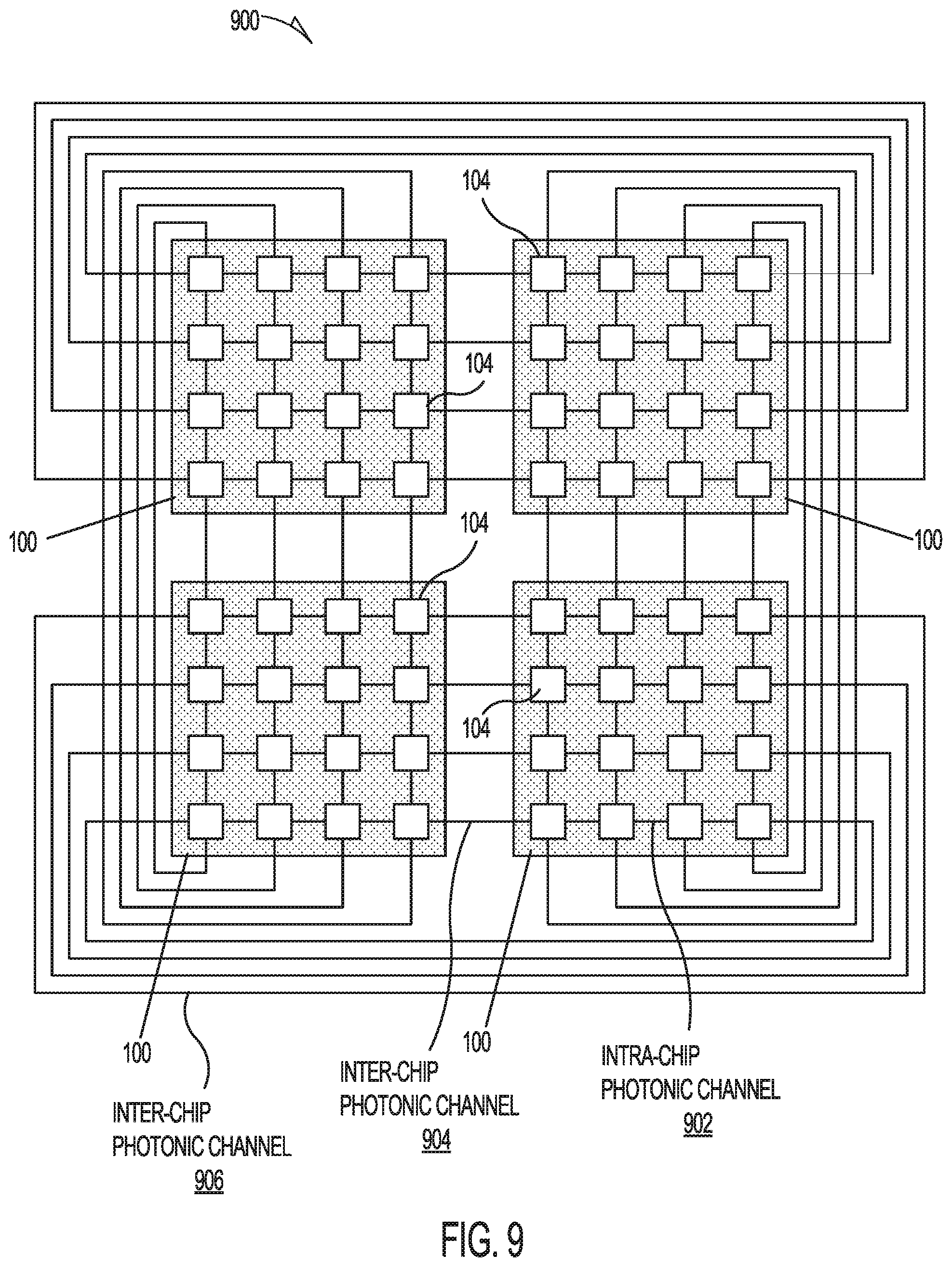 Patent US12353006 Figure 14 – Electro-photonic network for machine learning