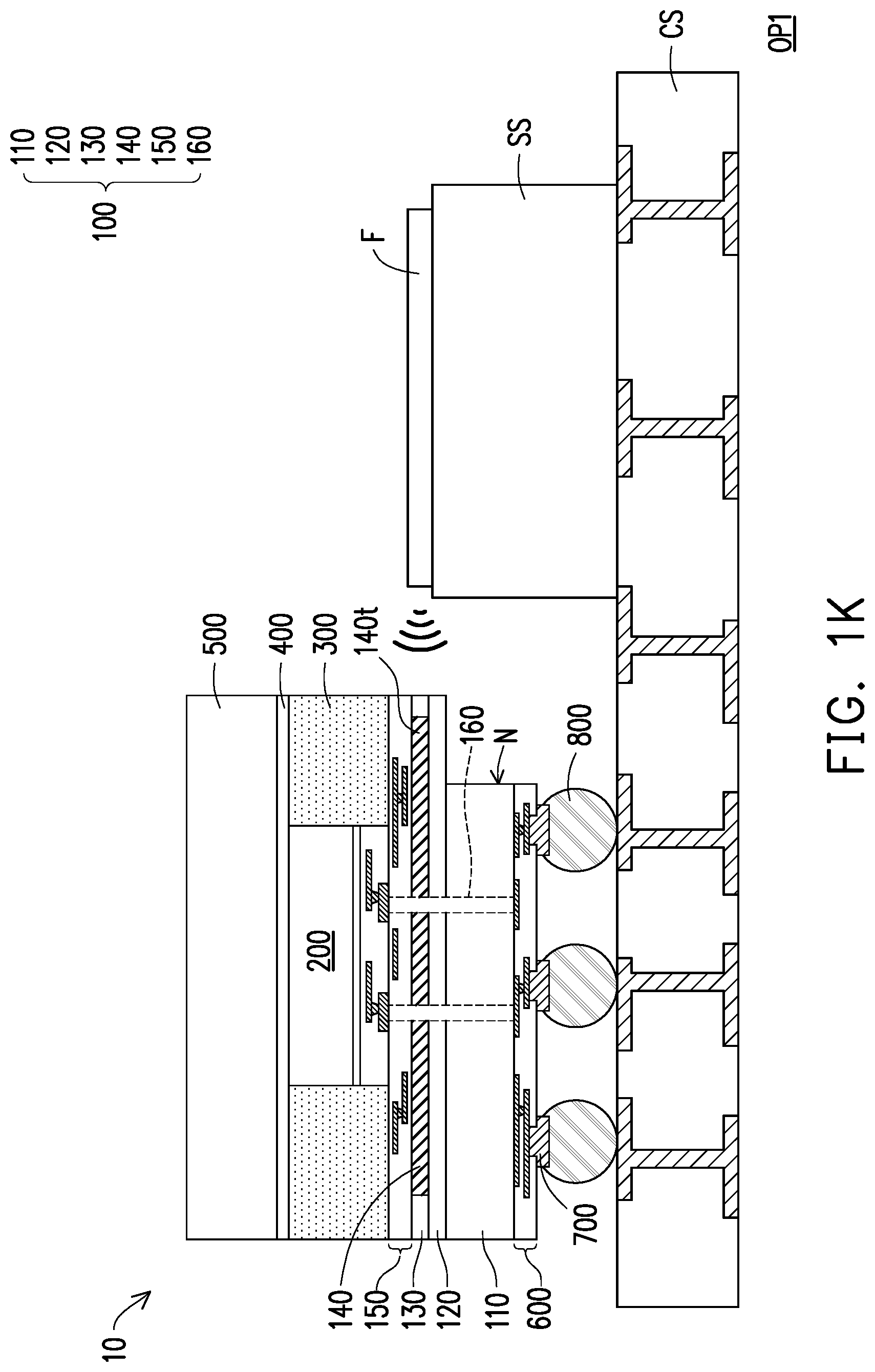 Patent US12353008 Figure 11 – Package, optical device, and manufacturing method of package