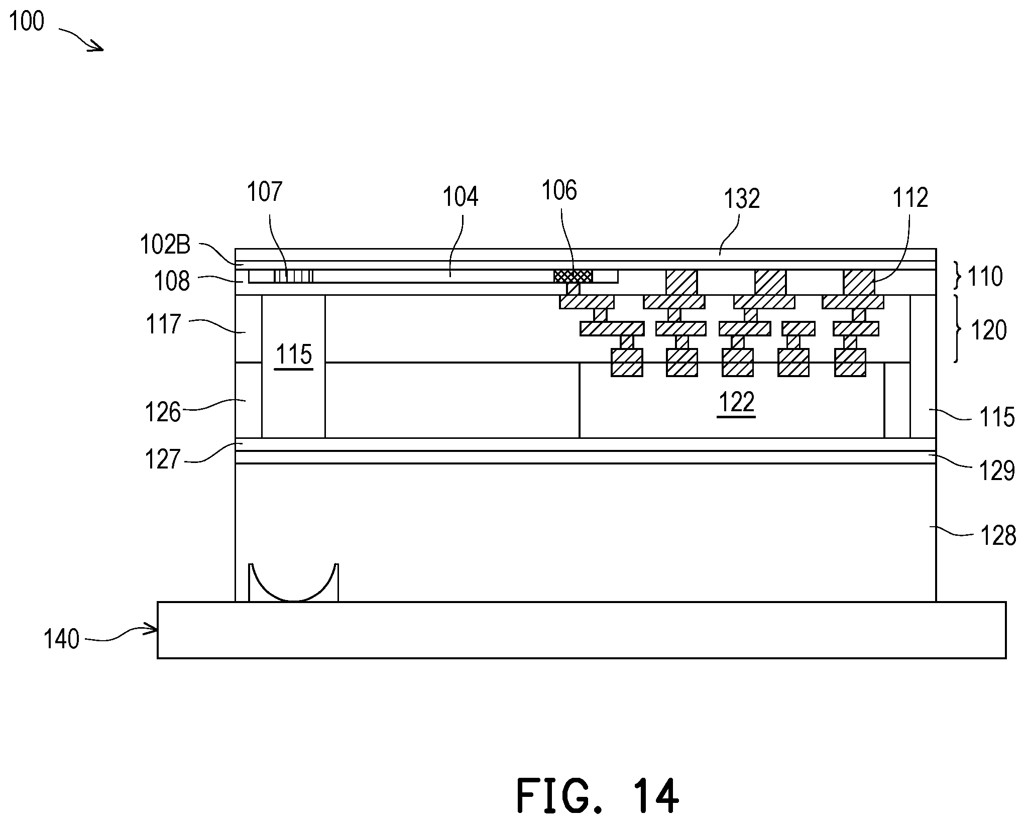 Patent US12353011 Figure 14 – Photonic package and method of manufacture