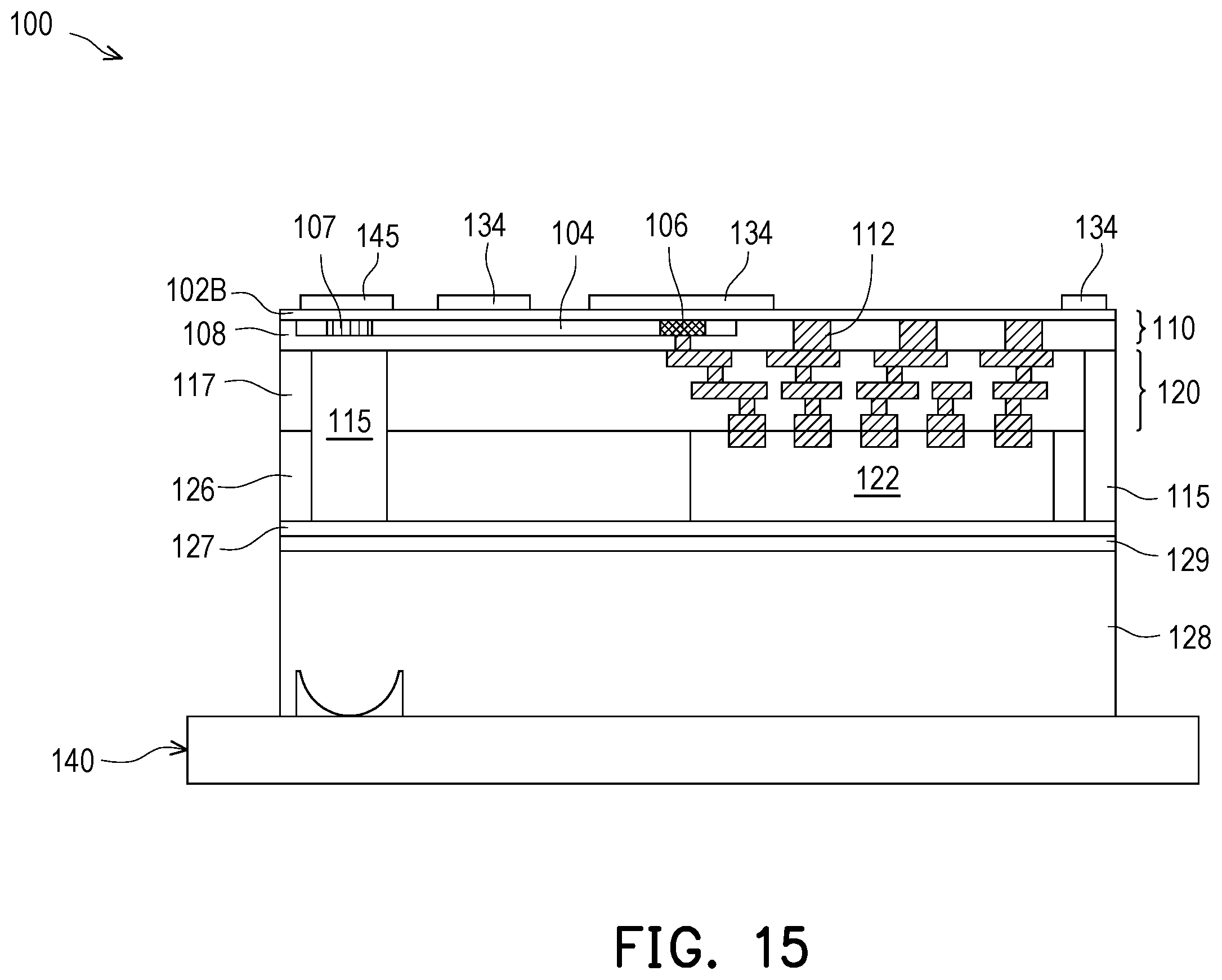 Patent US12353011 Figure 15 – Photonic package and method of manufacture